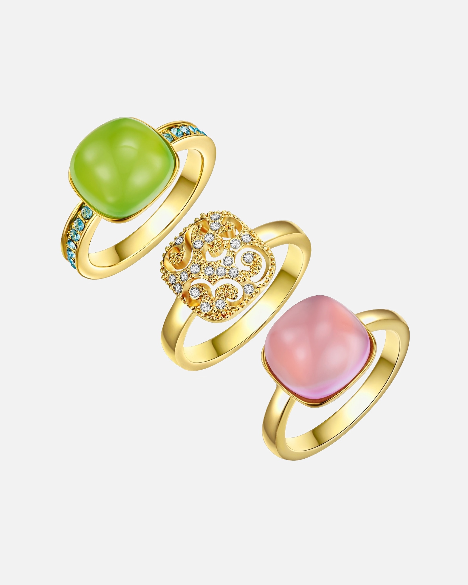 Pierścionek dla Kobieta Stop metali Zdobienie kryształkami Swarovski® 56