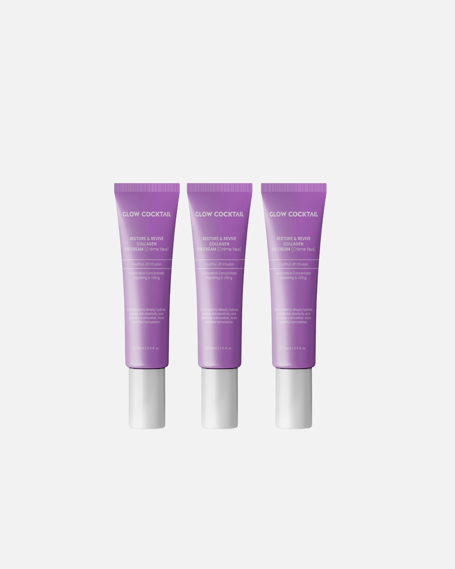 Krem pod oczy dla Kobieta Glow Cocktail Trio kremów pod oczy z kolagenem 1 sztukakaka