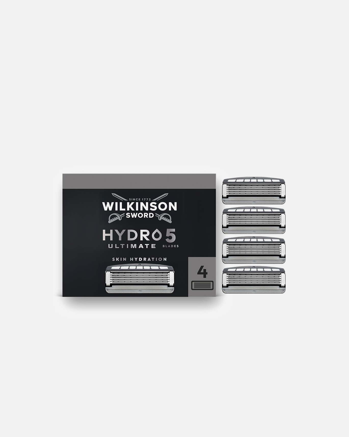 Brzytwa dla Mężczyzna Wilkinson HYDRO 5 ULTIMATE nawilżanie skóry 4 wkłady 1 sztuka