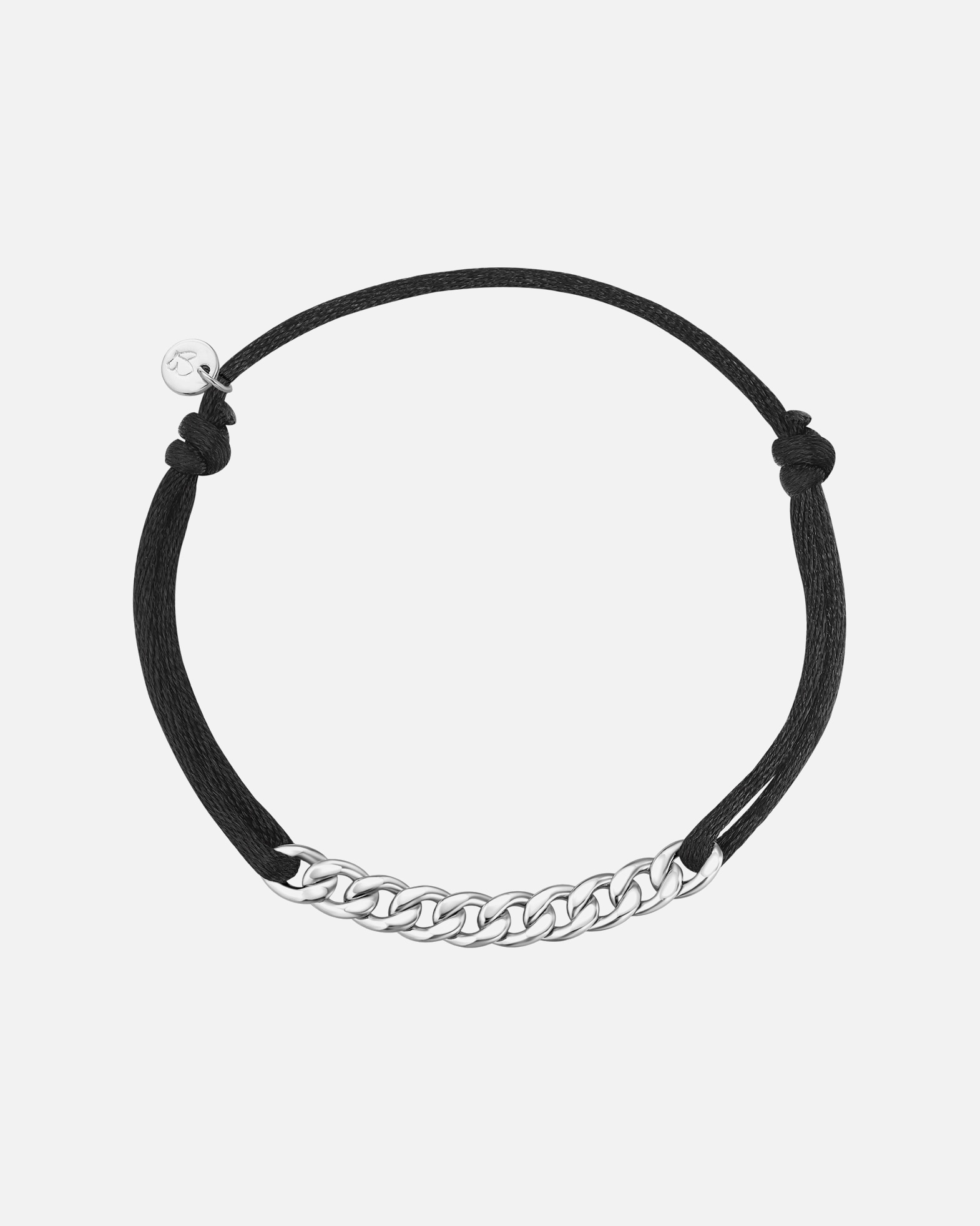 Bransoletka dla Kobieta Glanzstücke München Bransoletka z Srebra Sterling w czarnym 15,0 - 22,0 cm, flexibel einstellbar