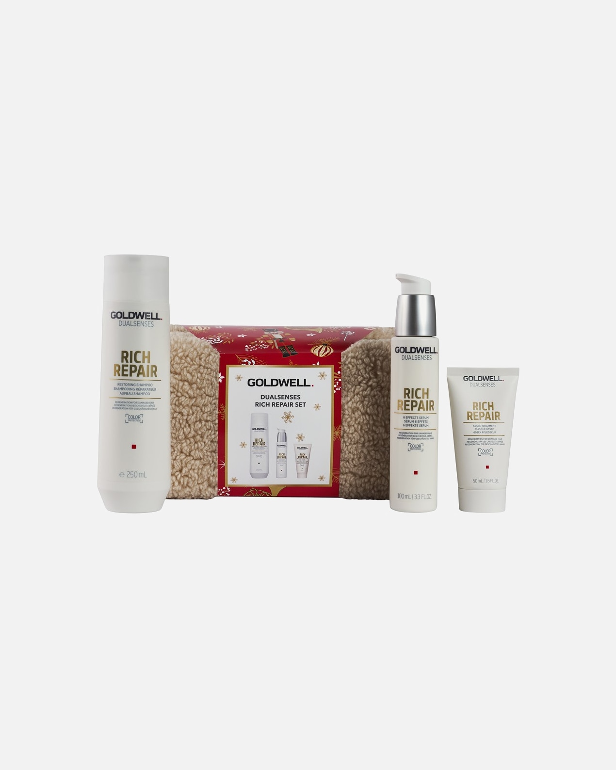 Zestaw do pielęgnacji włosów dla Kobieta Goldwell Zestaw Rich Repair X-Mas Set 2025 1 sztuka