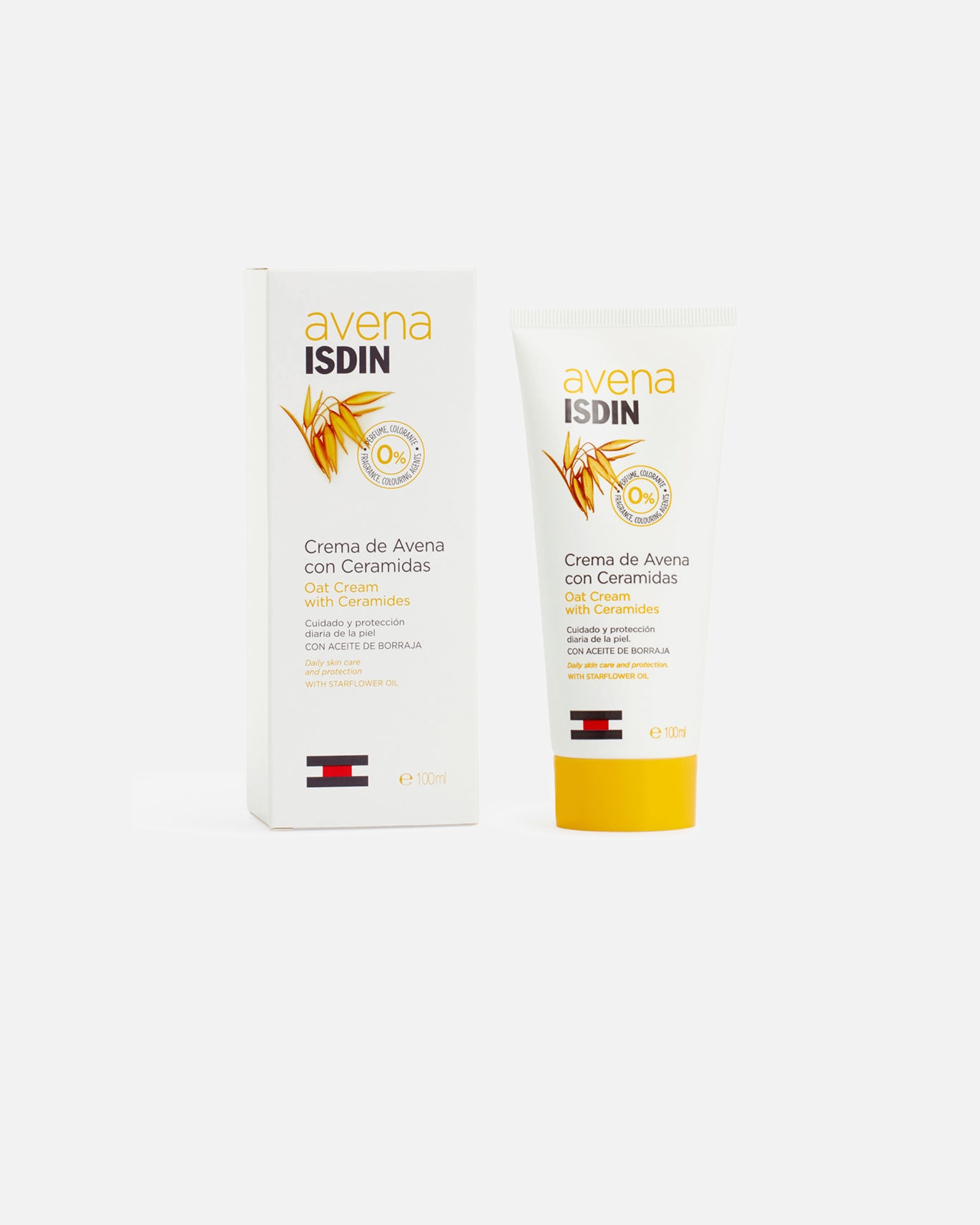 Krem do ciała dla Unisex ISDIN OATS krem owsiany z ceramidami 100 ml