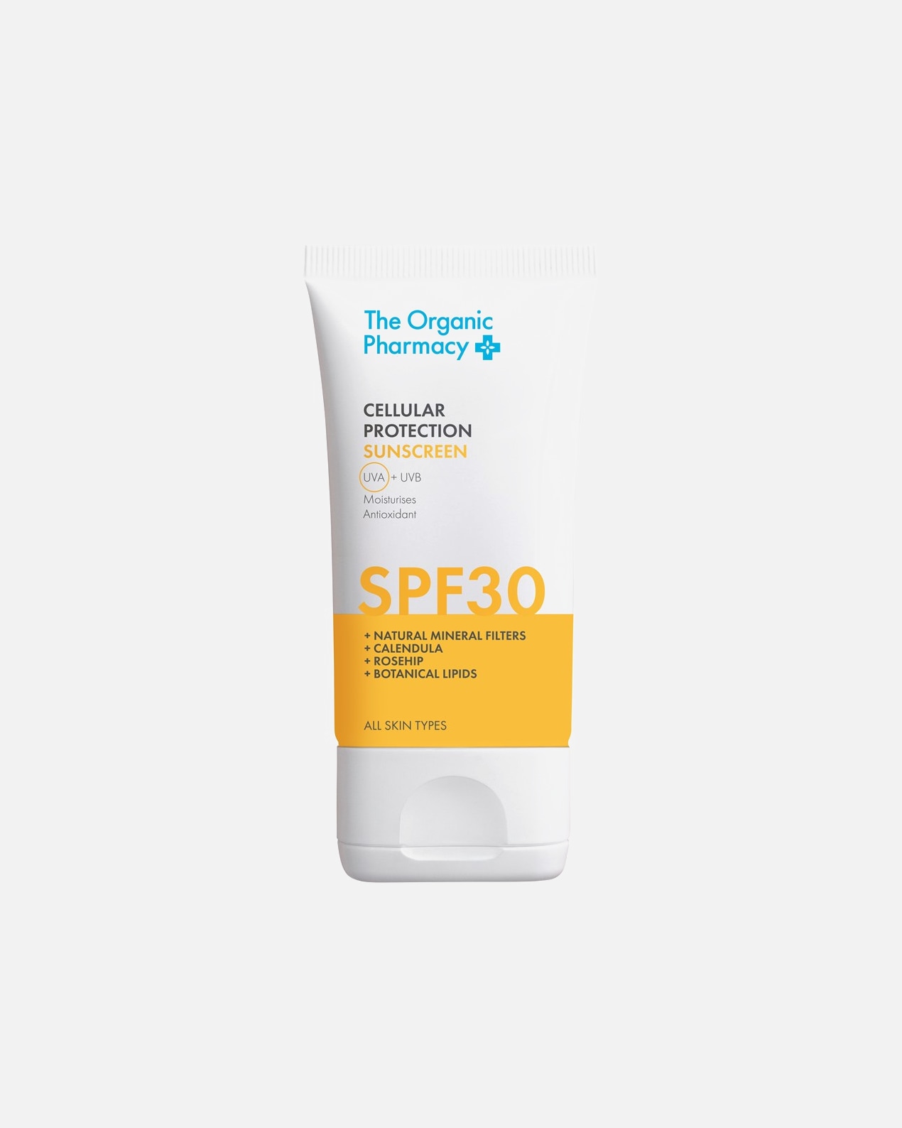 Krem do opalania dla Unisex The Organic Pharmacy Sun Komórkowa ochrona przeciwsłoneczna SPF30 40 ml