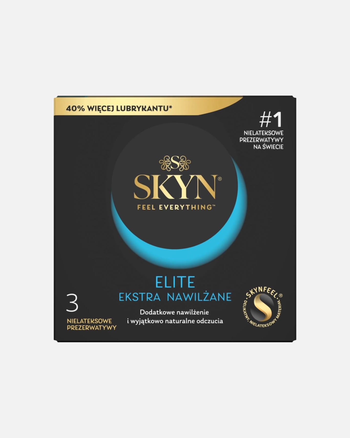 Prezerwatywa dla Mężczyzna SKYN Default Brand Line Elite Ekstra Nawilżane 3 szt