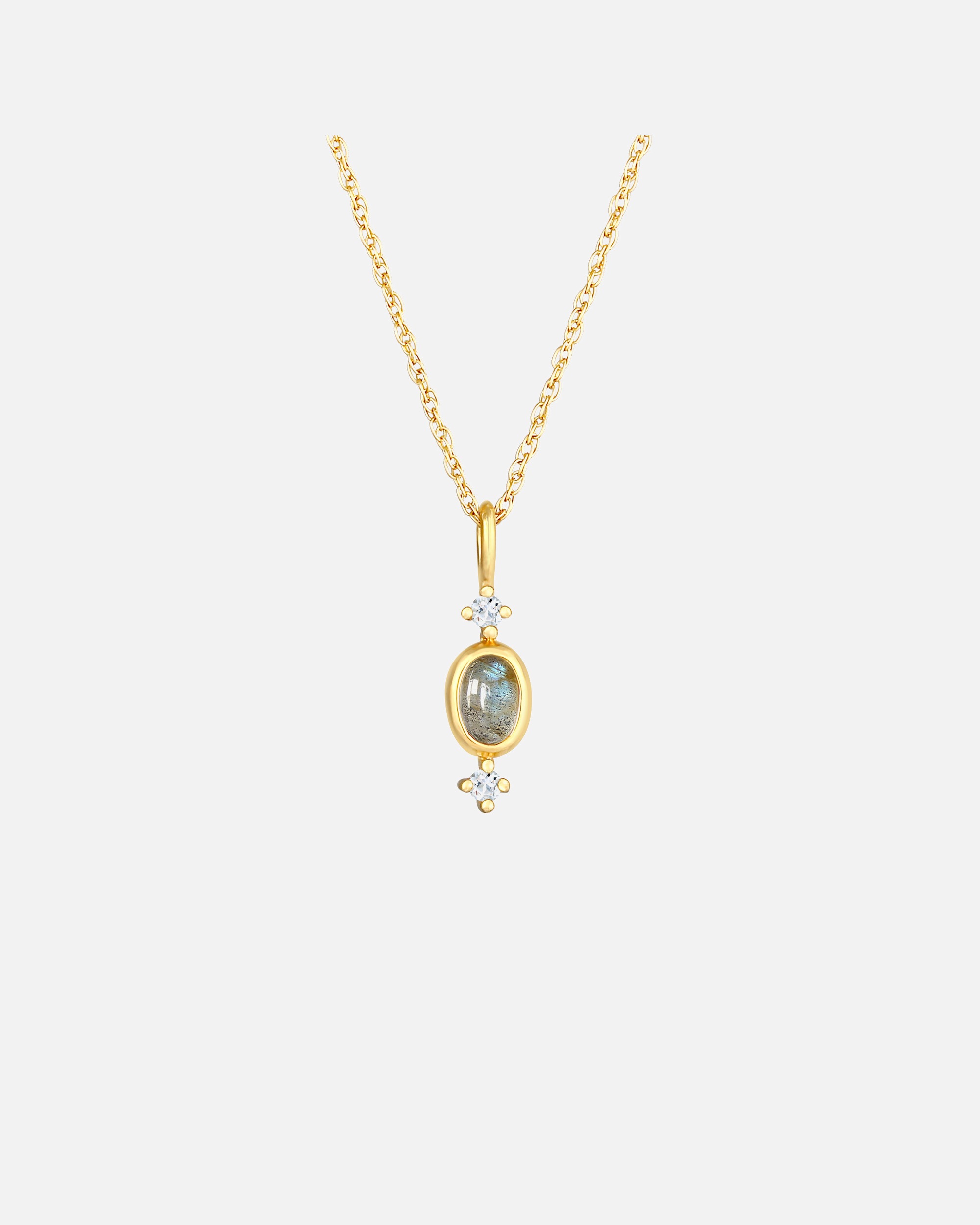 Naszyjnik dla Kobieta Elli PREMIUM Damski wisior twisted z labradorytem Topaz w kolorze srebrnym 925 szt. 45