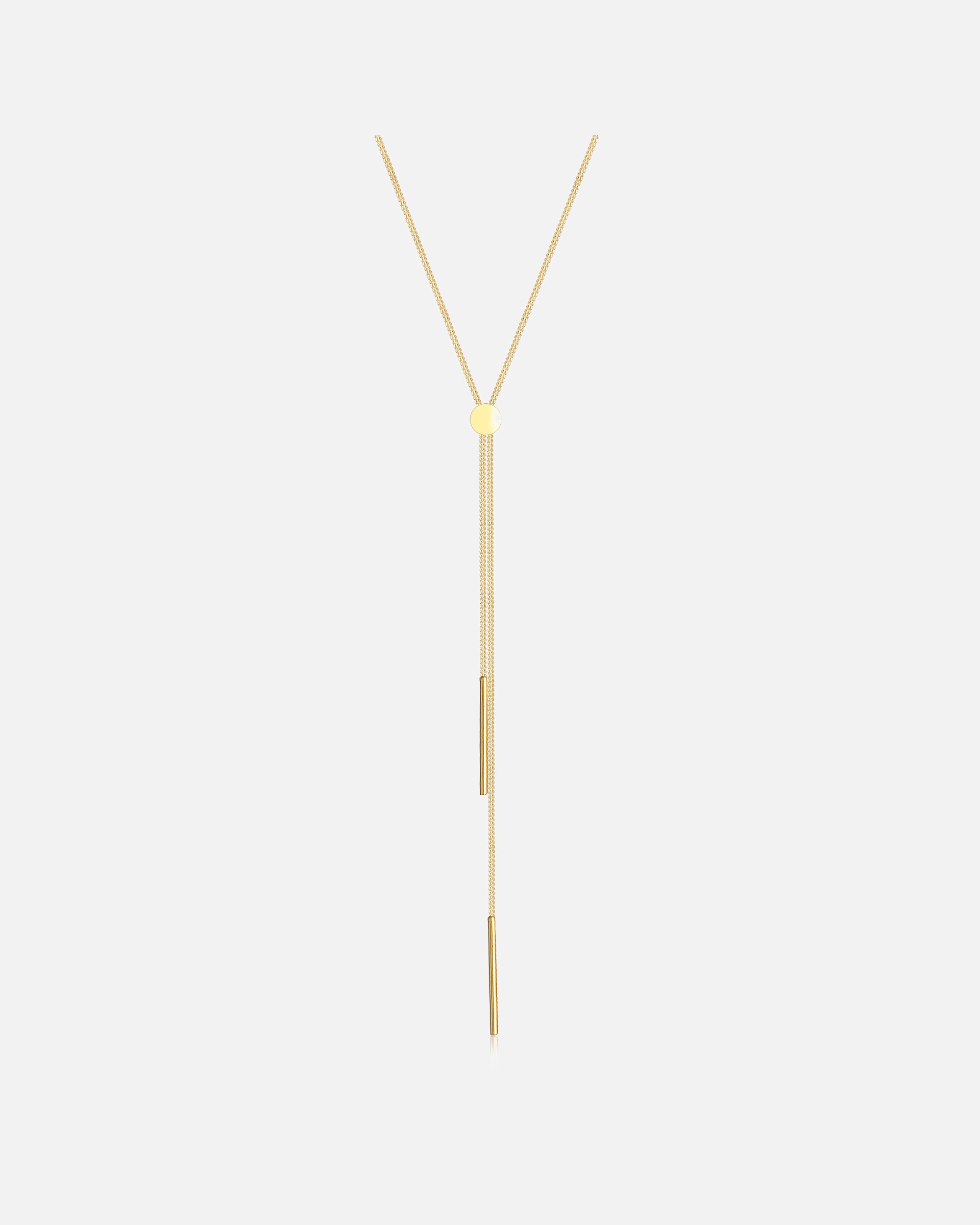 Naszyjnik dla Kobieta Elli Damski Y-łańcuszek Geo Basic Trend Blogger ze srebra próby 925 Sterling Silver 82910 goldfarben