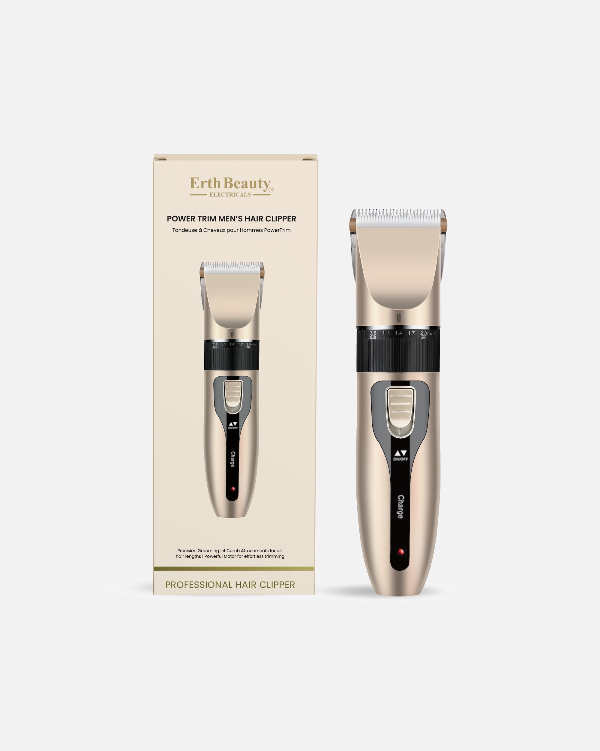 Trymery dla Unisex ErthSkin London Maszynka do strzyżenia włosów Power Trim dla mężczyzn 1 sztukaka