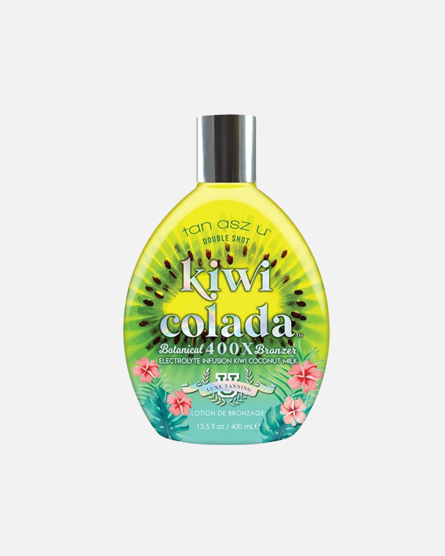 Samoopalacz dla Unisex Tan Asz U Default Brand Line Kiwi Colada tropikalny bronzer z ekstraktem kiwi mlekiem kokosowym i witaminą c 400 ml