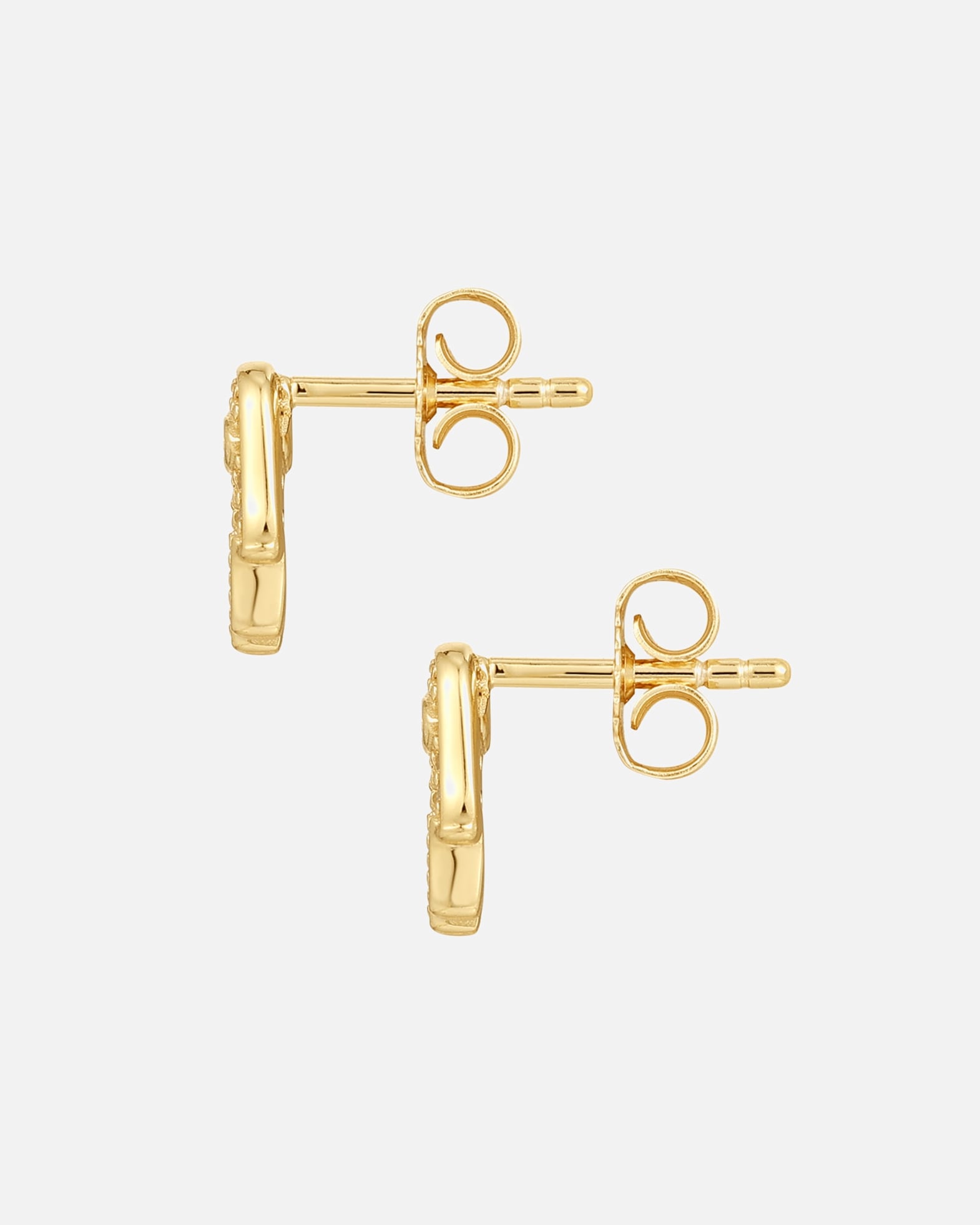 Kolczyki dla Kobieta Rafaela Donata Kolczyki Ręka Fatimy z Srebro wysokiej próby w Żółte złoto 9,8 mm