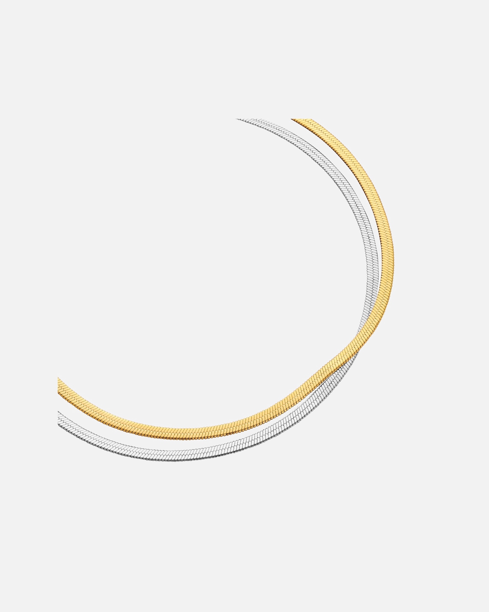 Bransoletka dla Kobieta EASTSIDE Kobiety Bransoletka Stal nierdzewna Srebrny/żółte złoto 17,0 cm Basislänge + 3,0 cm Verlängerung