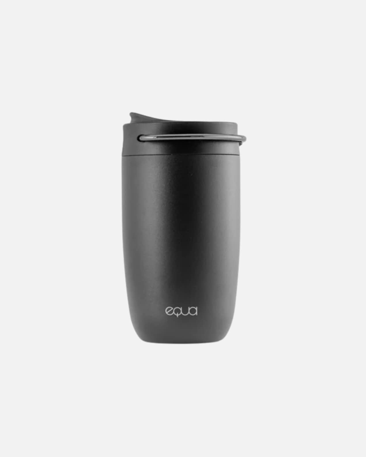 Bidon dla Unisex EQUA Kubek termiczna, 300 ml Black