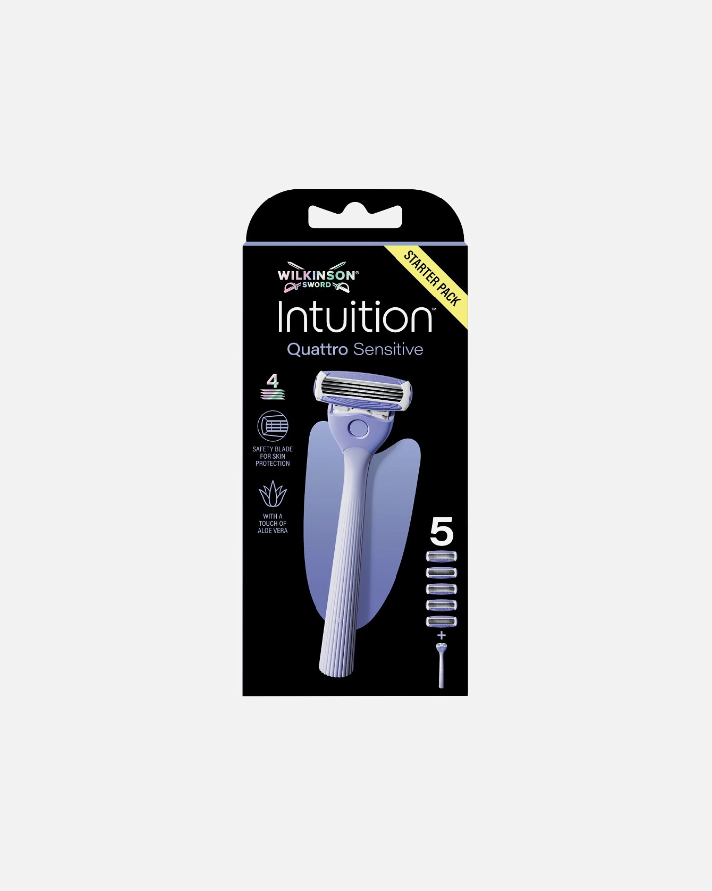 Brzytwa dla Kobieta Wilkinson Intuition Quattro Sensitive 1 sztuka