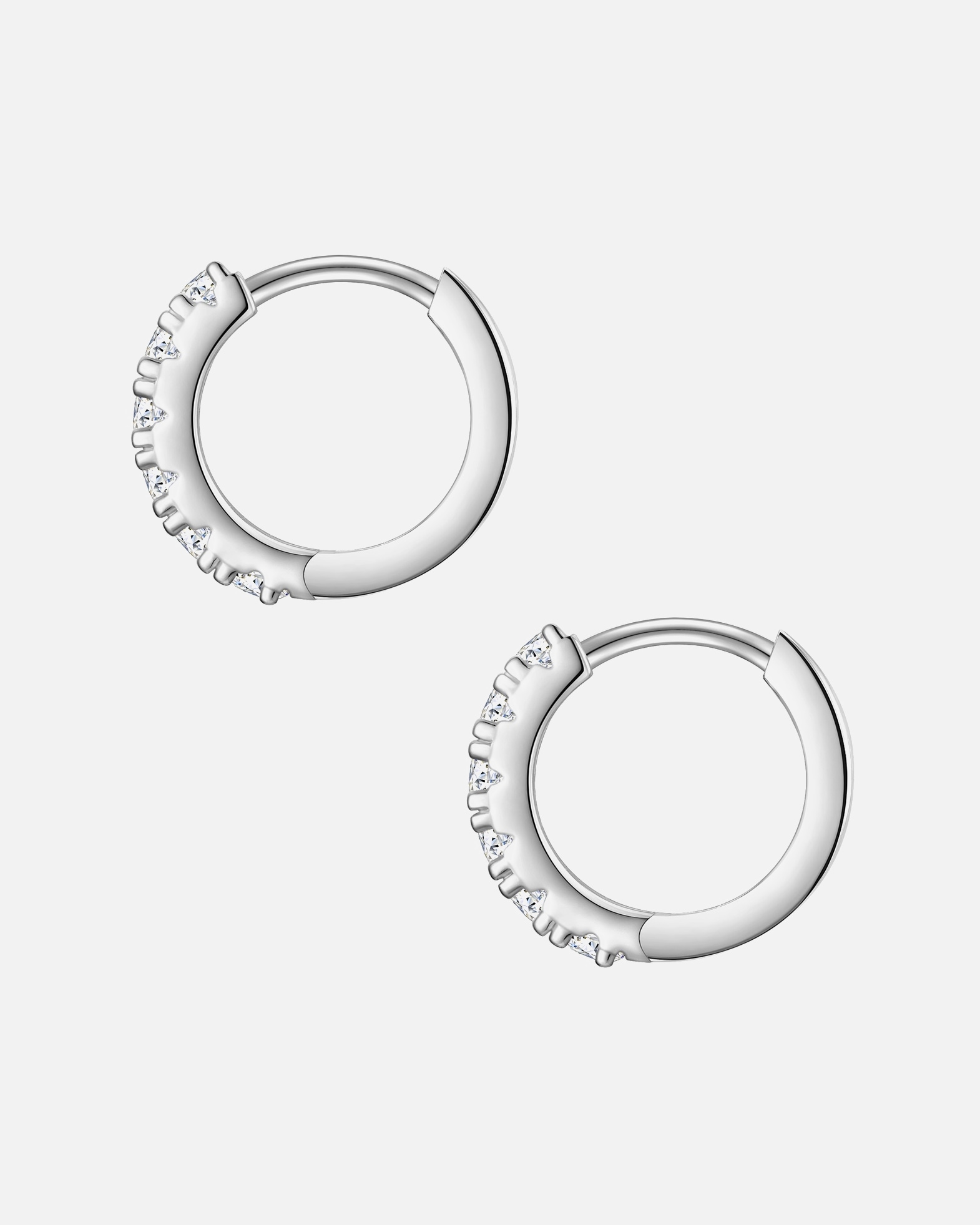 Obrączki dla Kobieta Glanzstücke München Kolczyki z Srebro wysokiej próby w Srebrny 11,1 mm