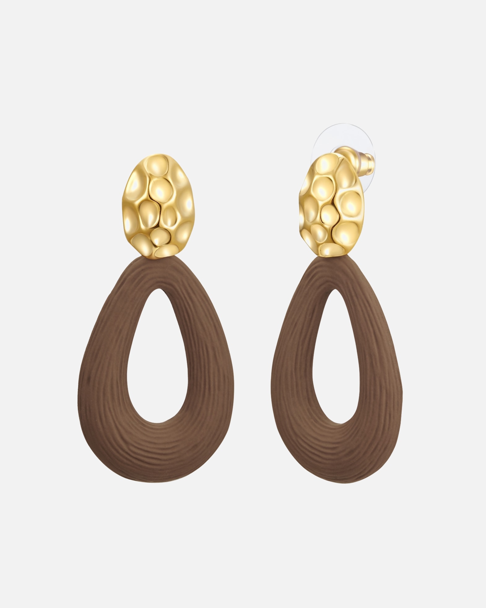 Kolczyki dla Kobieta Lulu & Jane Kolczyki Stop metali Żółte złoto 53,2 mm