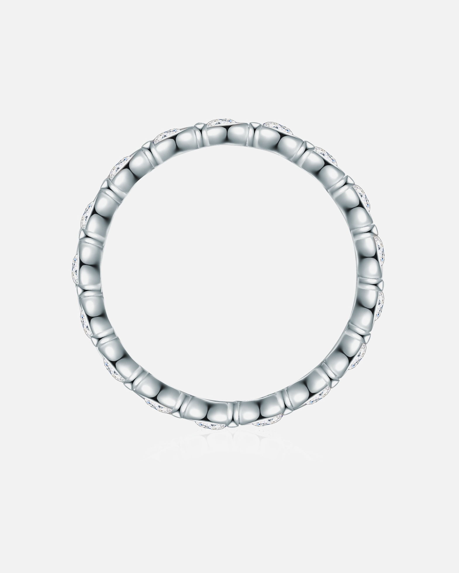 Pierścionek dla Kobieta Trilani Srebrny pierścionek srebro wysokiej próby Cyrkonia srebrny 52