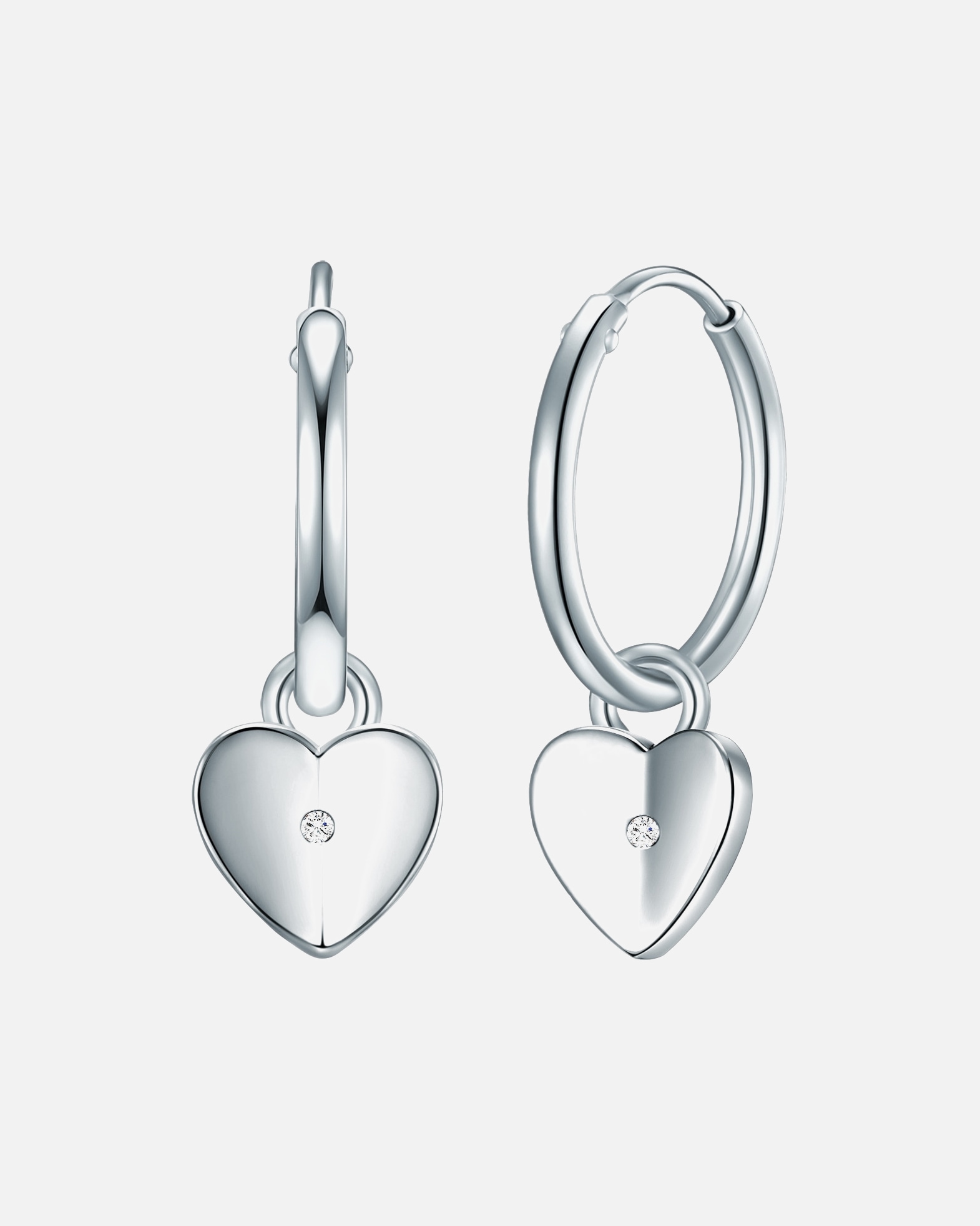 Obrączki dla Kobieta Srebro wysokiej pr óby Brylant 23,0 mm