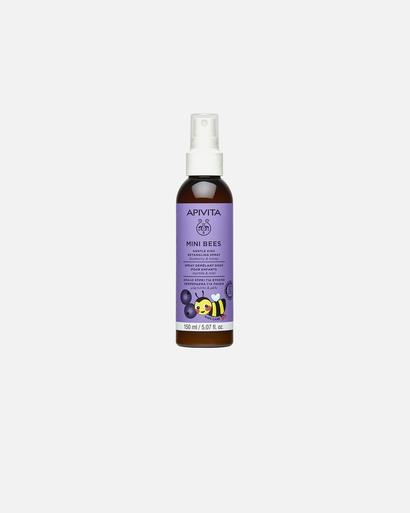 Pielęgnacja włosów dziecięcych dla Unisex Apivita Mini Bees Delikatny spray ułatwiający rozczesywanie dla dzieci 150 ml