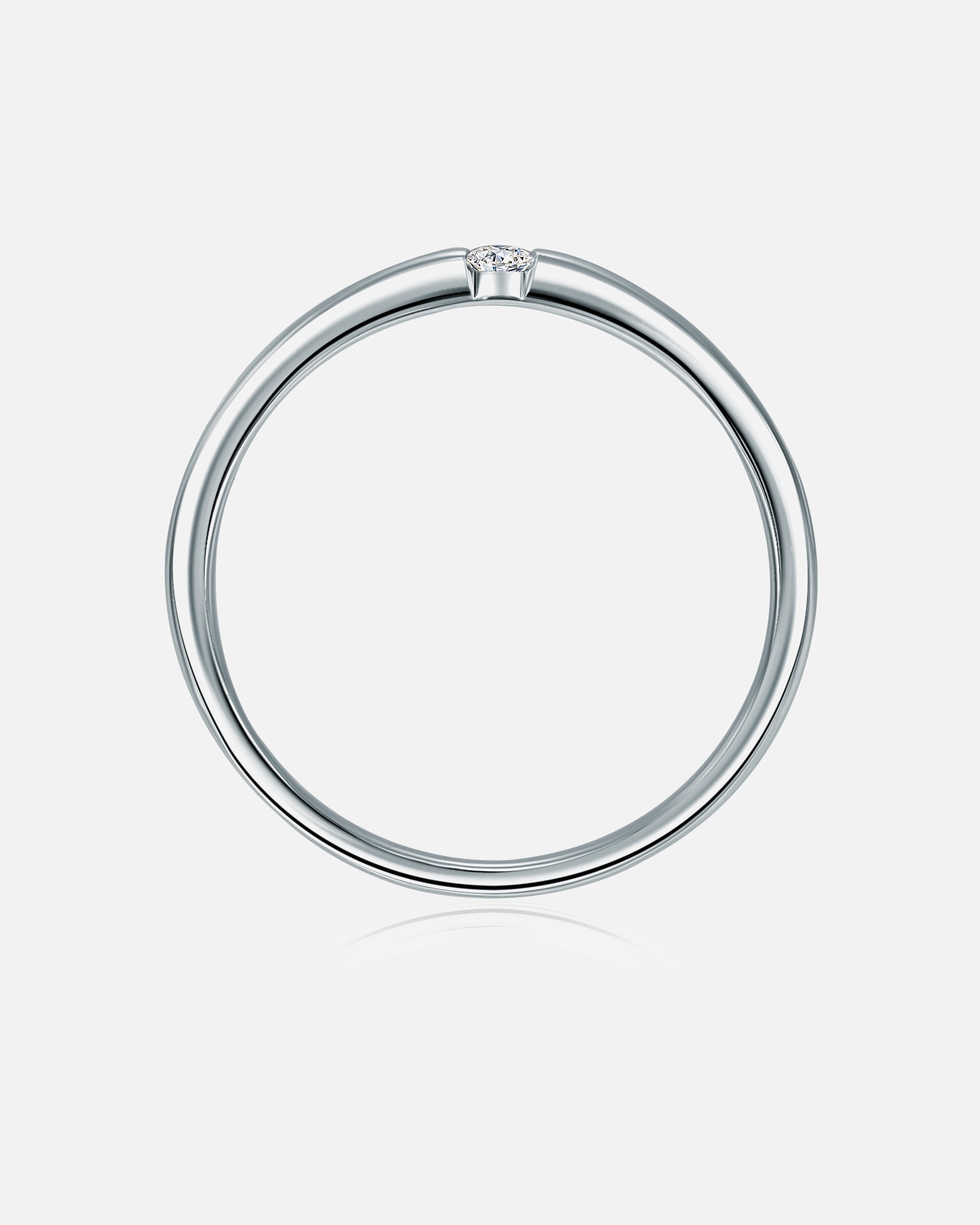 Pierścionek dla Kobieta Trilani Pierścionek z Srebro wysokiej próby w Srebrny 54