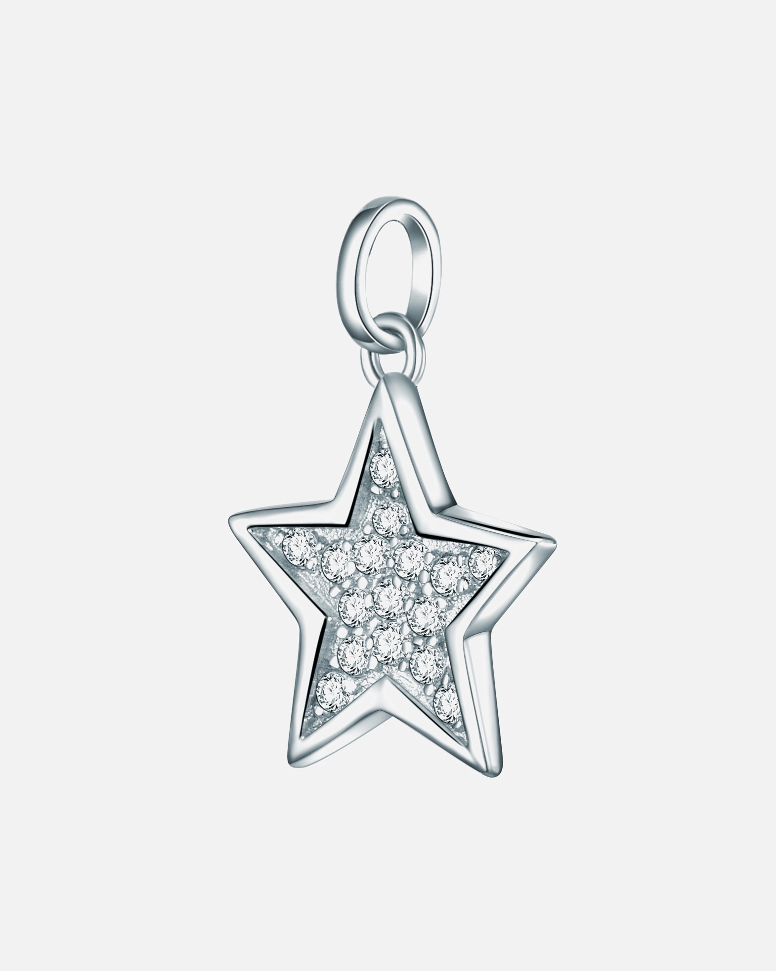 Zawieszka dla Kobieta Rafaela Donata Srebrny wisiorek Gwiazda srebro wysokiej próby Cyrkonia srebrny 21,0 mm