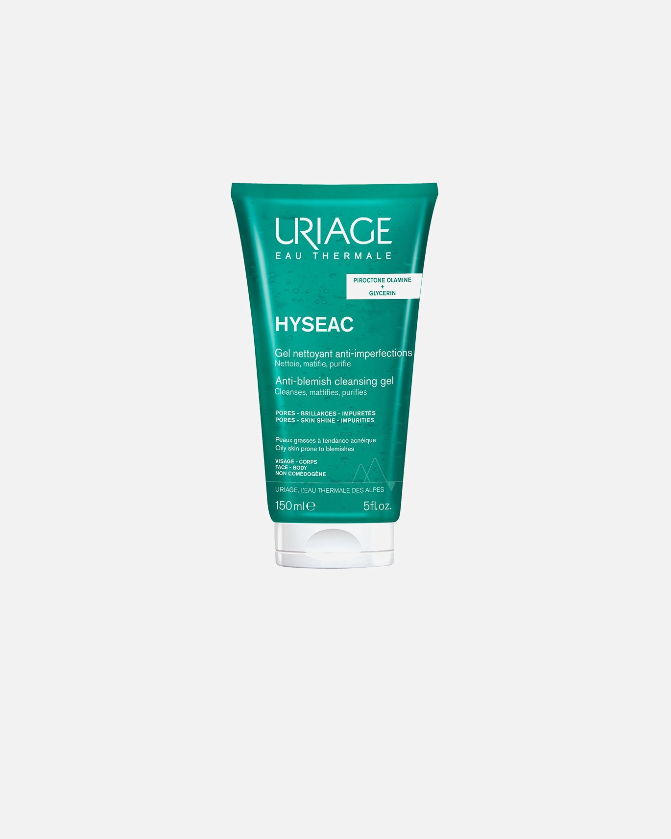 Żel myjący do twarzy dla Unisex Uriage Krem oczyszczający HYSÉAC 150 ml