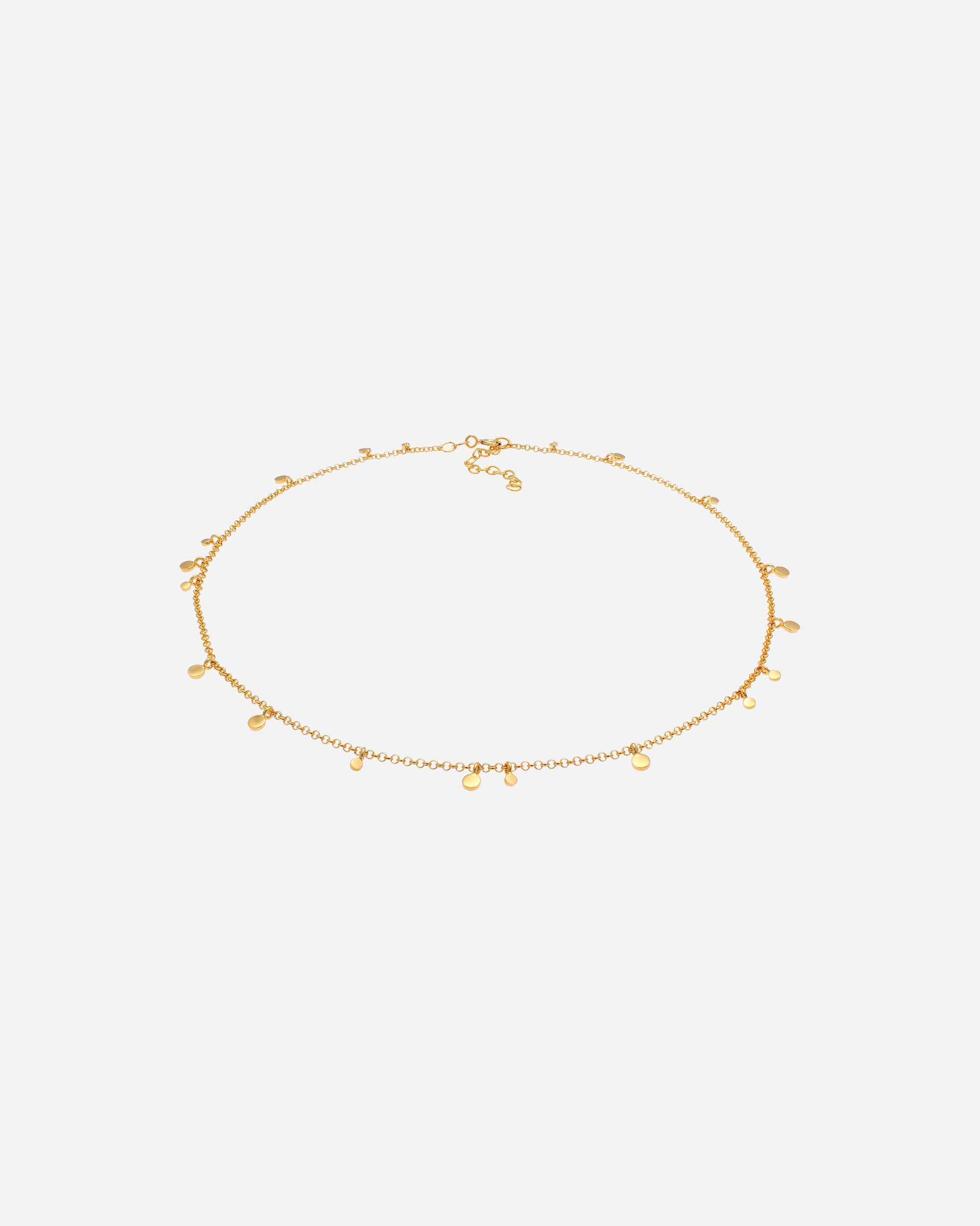 Naszyjnik dla Kobieta Elli Ladies Choker Platelet Moneta Geo Look Trend Blogger w 925 Sterling Silver goldfarben