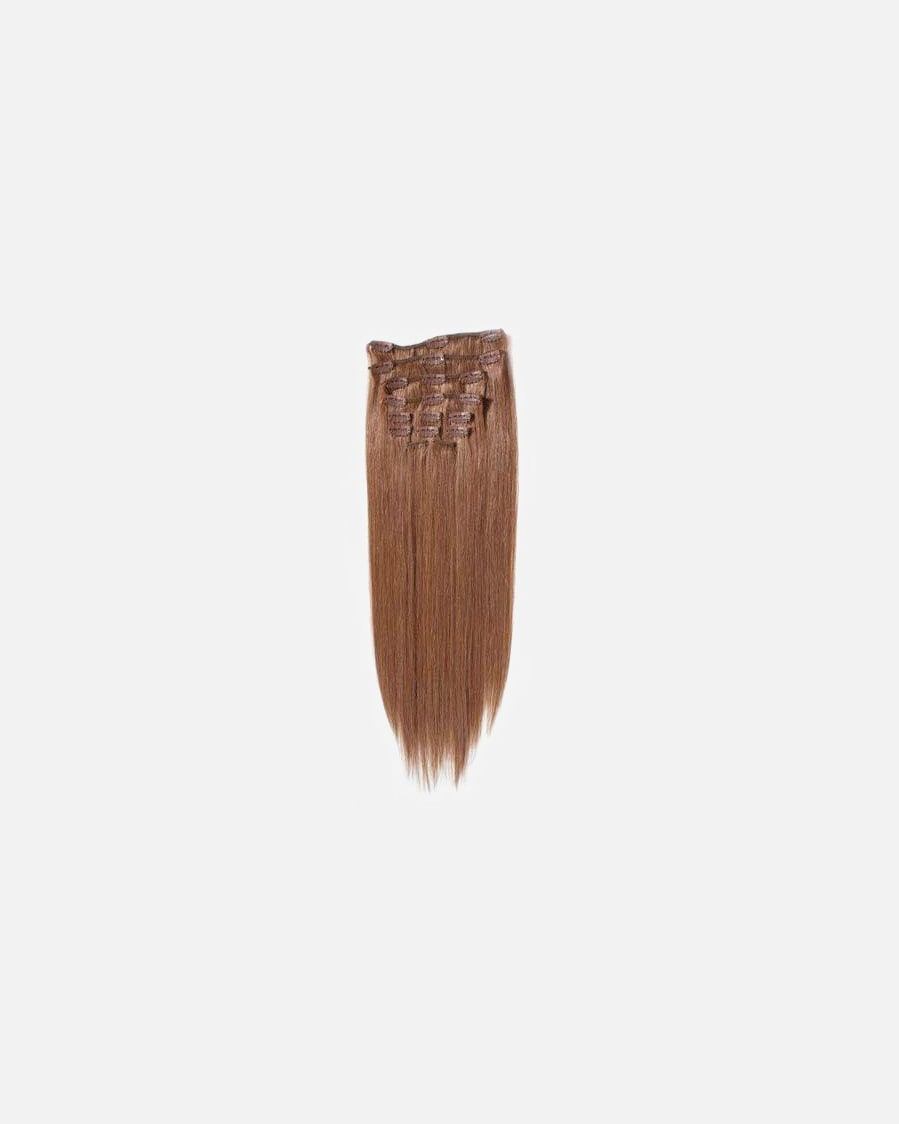 Doczepiane włosy dla Unisex Fashiongirl Fashiongirl Przedłużenie włosów Clip-in #60 Platynowy blond - 40 cm Fashiongirl Doczepiane Włosy Clip-In - 65 cm - #30 Rdzawy Brąz