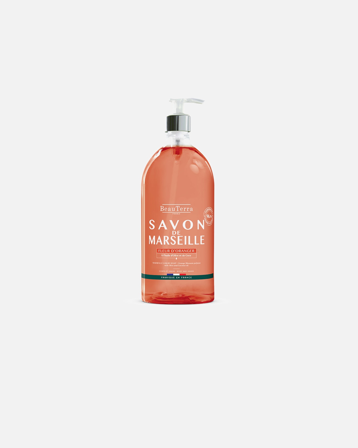 Żel pod prysznic dla Unisex Mydło MARSEILLE kwiat pomarańczy 1000 ml