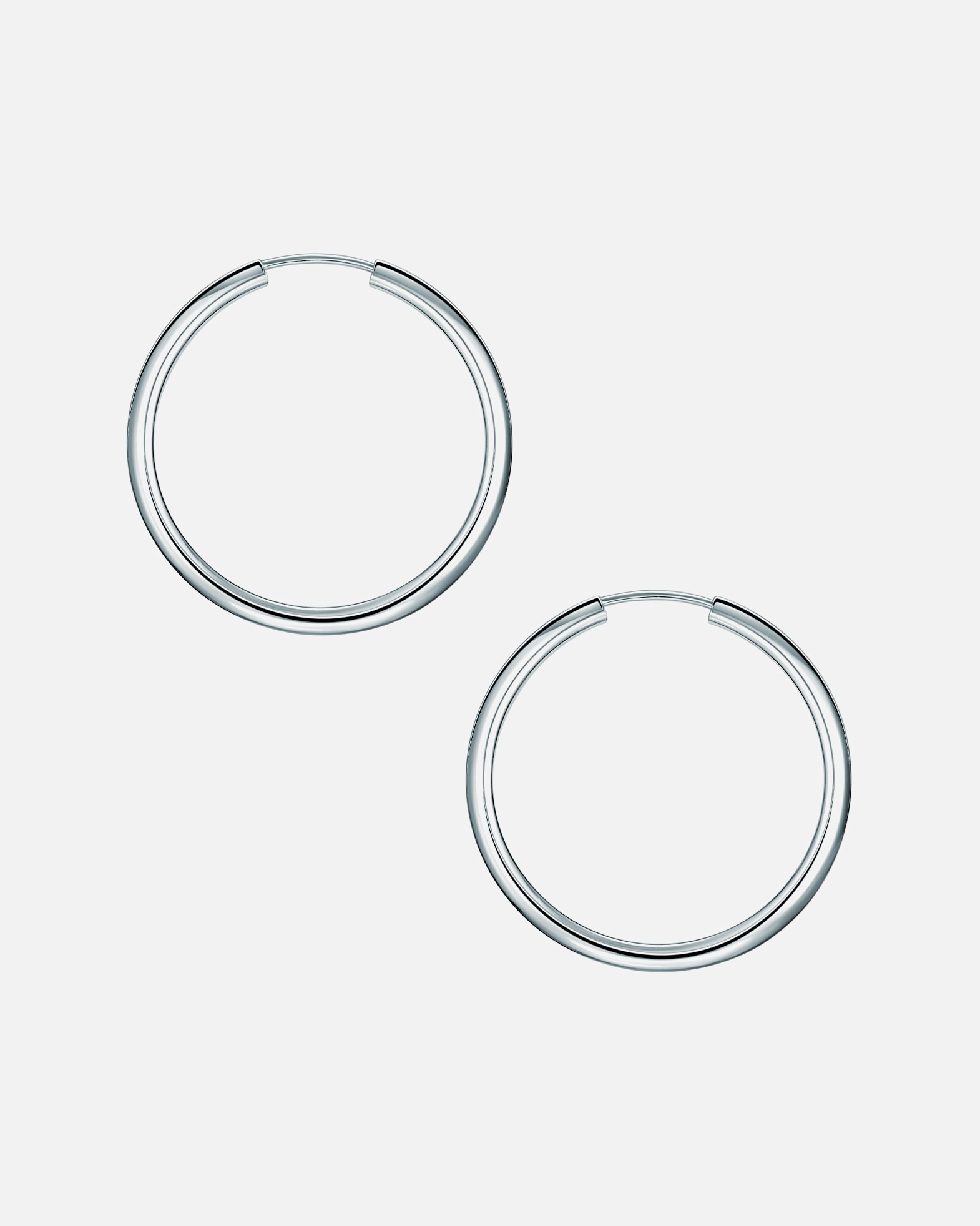 Obrączki dla Kobieta Rafaela Donata Srebrne kolczyki kreole srebro wysokiej próby srebrny 30,0 mm