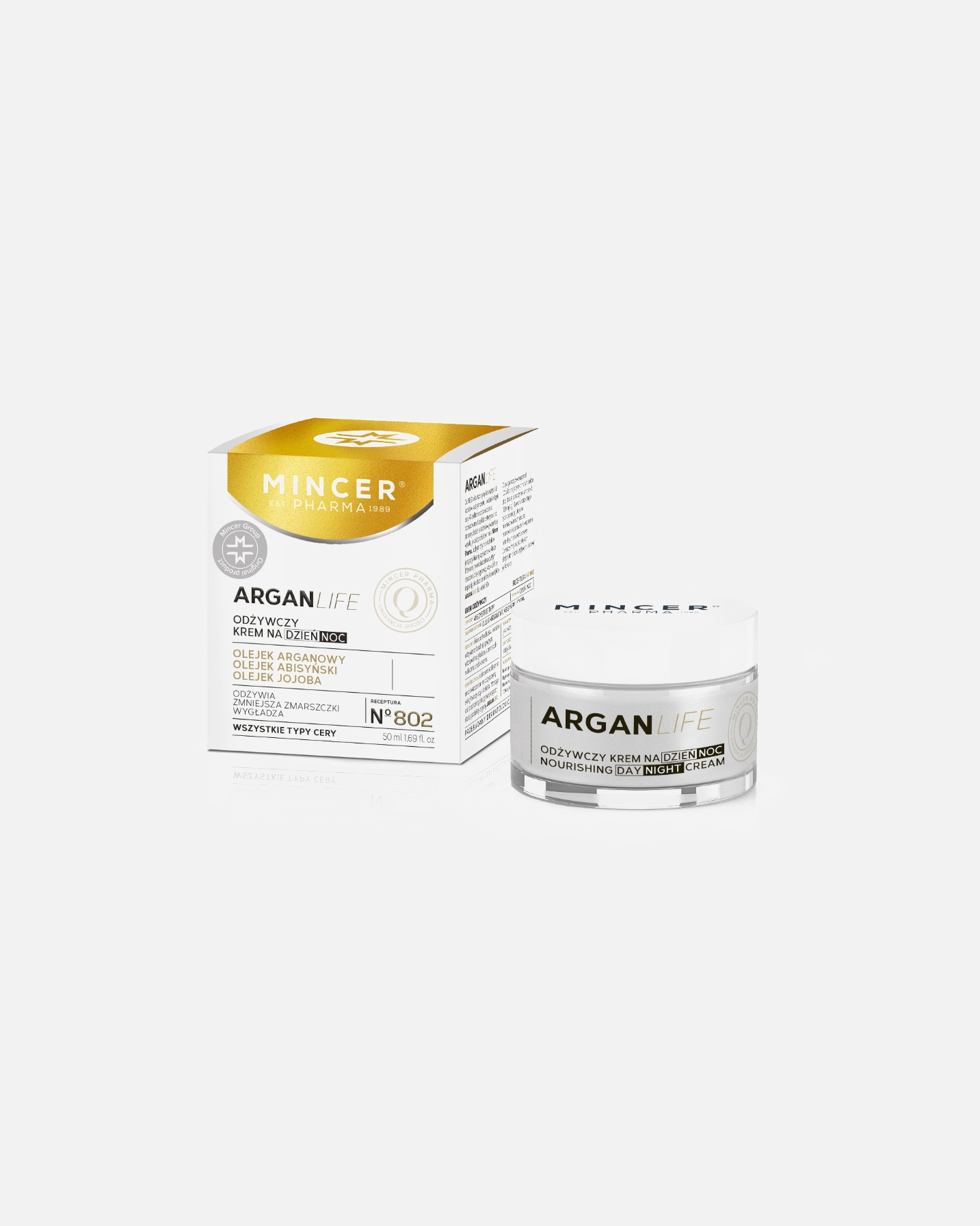 Krem do twarzy dla Kobieta Mincer ArganLife 50 ml
