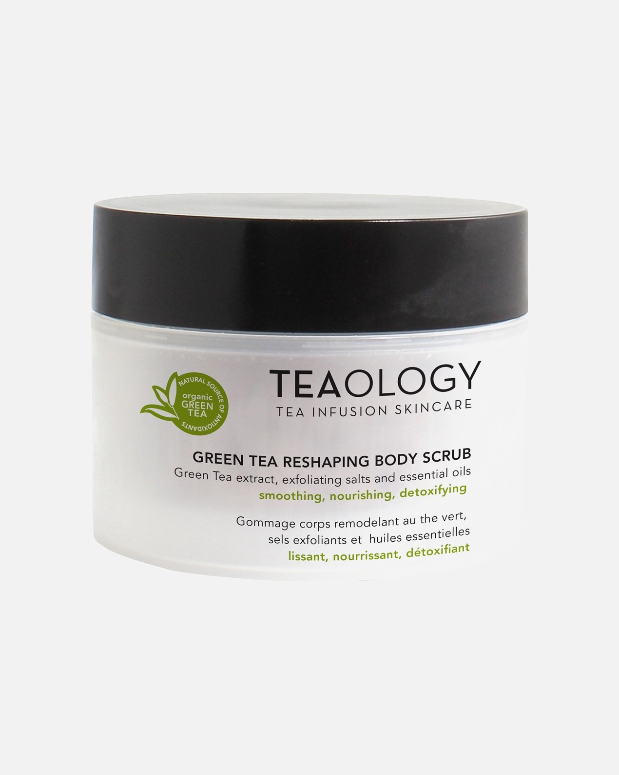 Peeling do ciała dla Kobieta Teaology Reshaping Body Scrub z zieloną herbatą 380 g