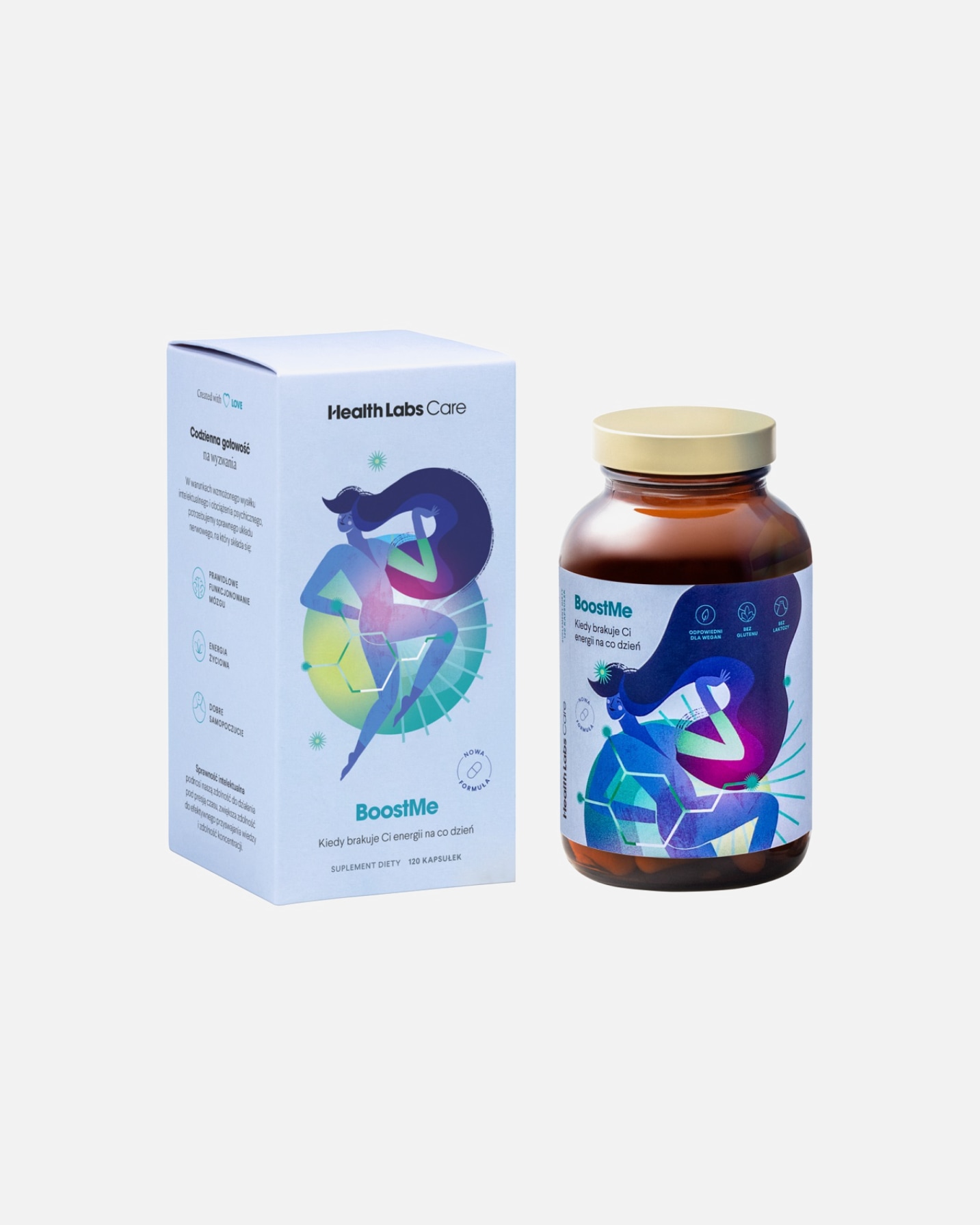 Suplement diety dla Unisex Health Labs Care BoostMe 120 szt