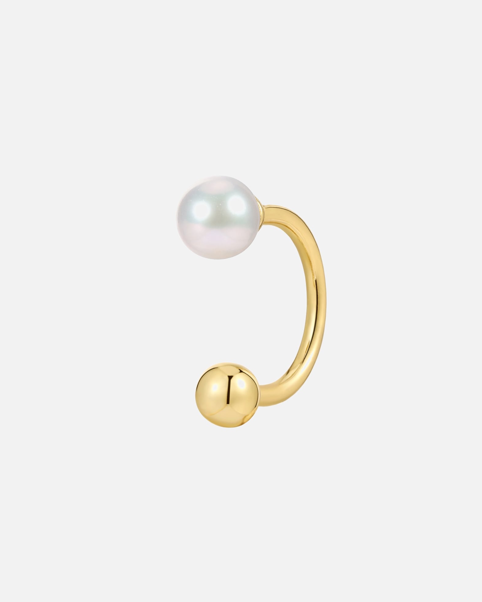 Kolczyki dla Kobieta Glanzstücke München Kolczyki Srebro wysokiej próby Żółte złoto 12,2 mm