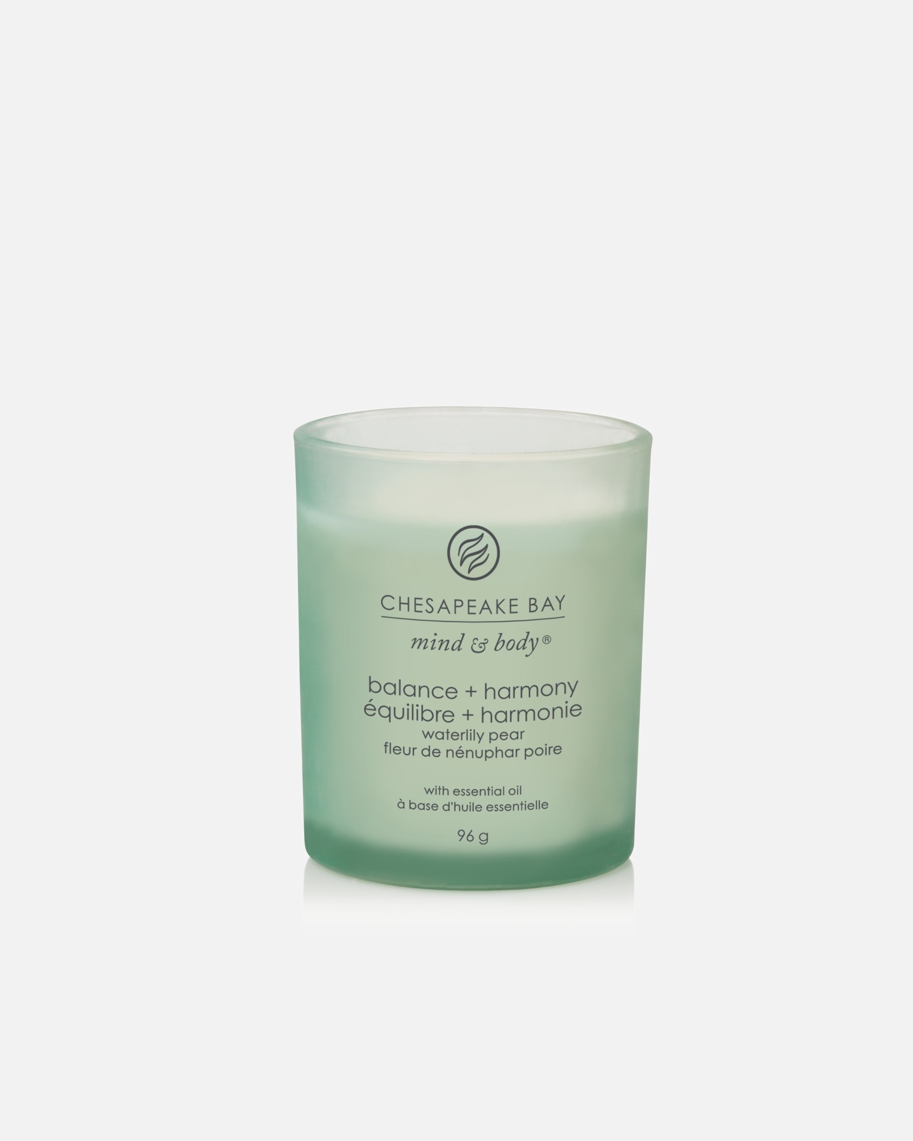 Świeca dla Unisex Chesapeake Bay ŚWIECA MAŁA BALANCE & HARMONY (WATERLILY PEAR) 96 g