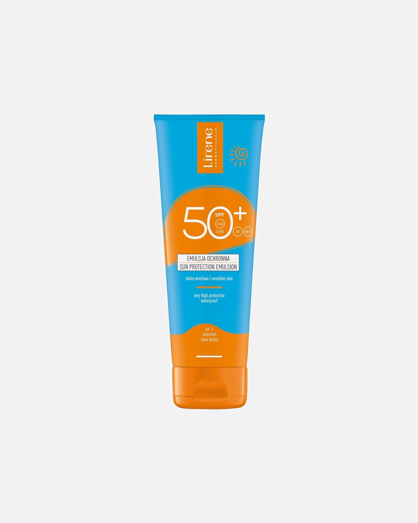 Balsam do opalania dla Unisex Lirene SUN Emulsja nawilżająca SPF 50 120 ml