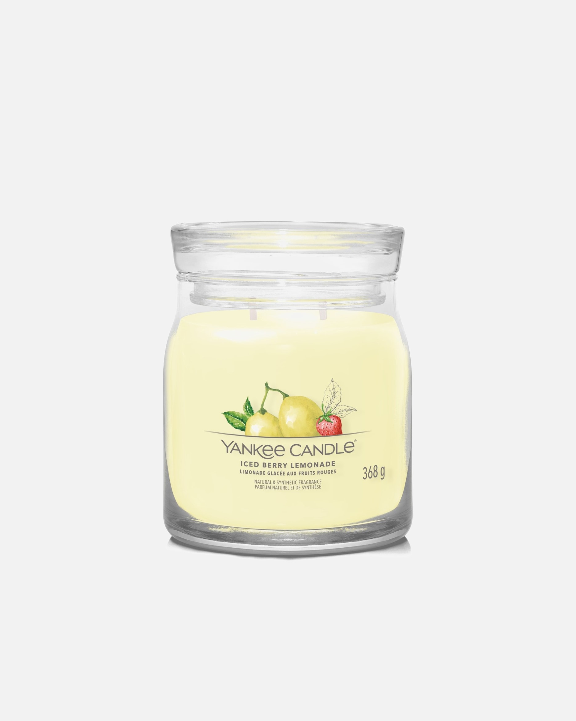 Świeca dla Unisex YANKEE CANDLE Swieca mini ICED BERRY LEMONADE 368 g - Signature