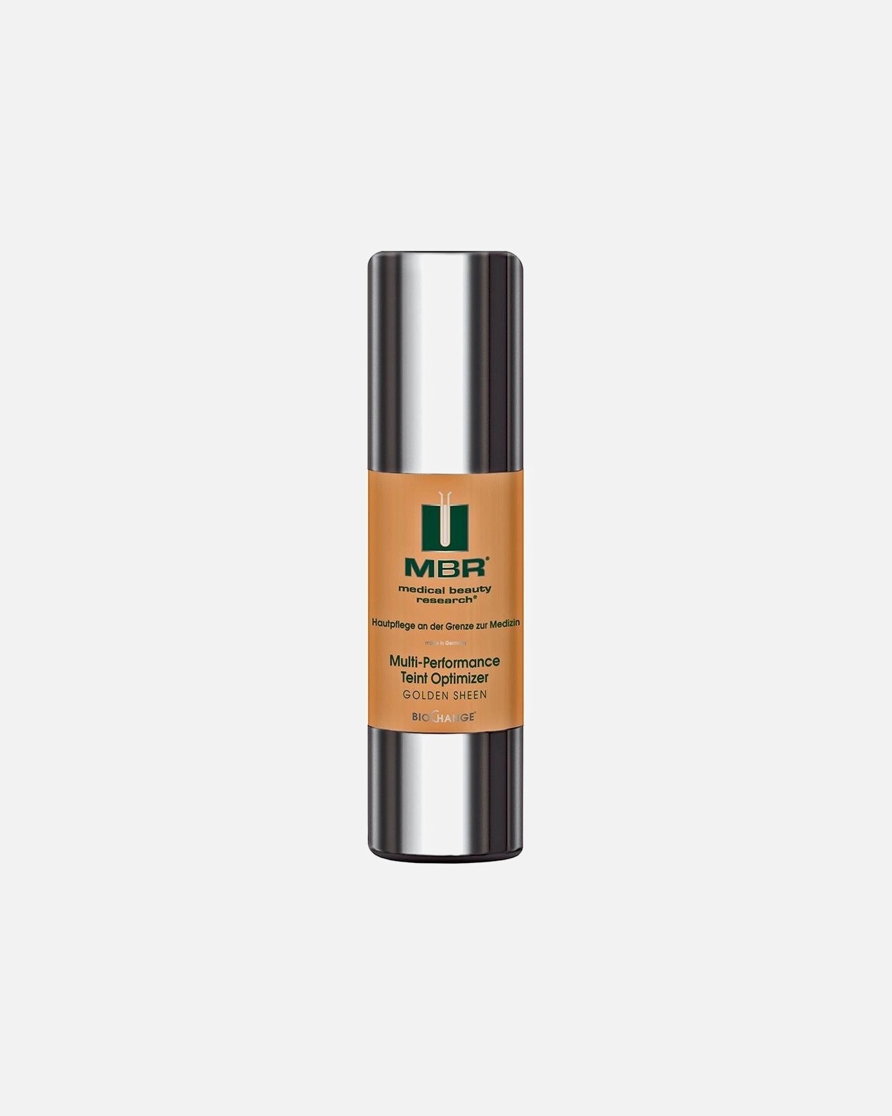 Zabarwiony krem na dzień dla Unisex MBR Medical Beauty Research BioChange - Skin Care Multi-Performance Teint Optimizer Golden Sheen