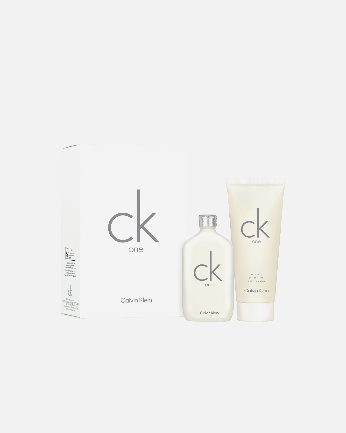 Zestaw zapachowy dla Unisex CALVIN KLEIN ck one EdT + Shower Gel 1 szt.