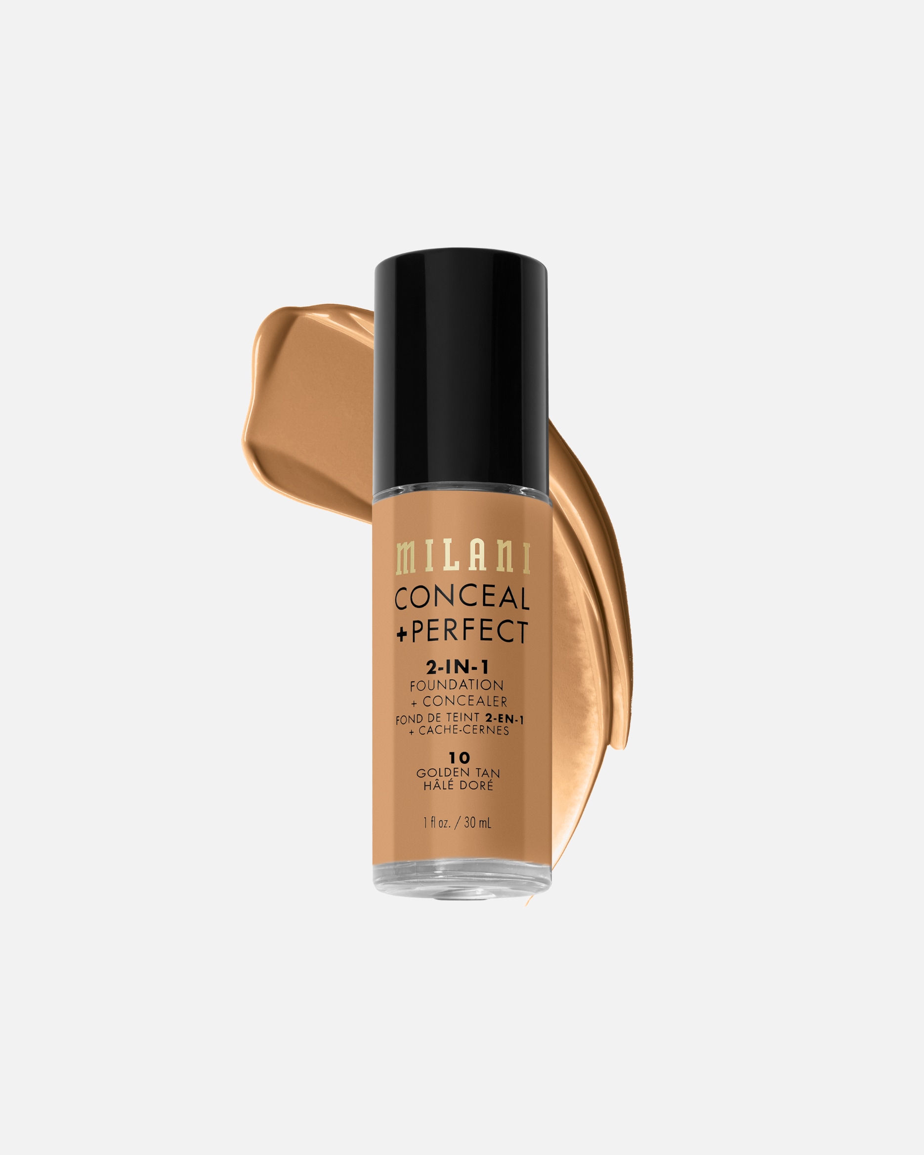 Podkład dla Unisex Milani Conceal + Perfect 2-in-1 Foundation + Concealer GOLDEN TAN