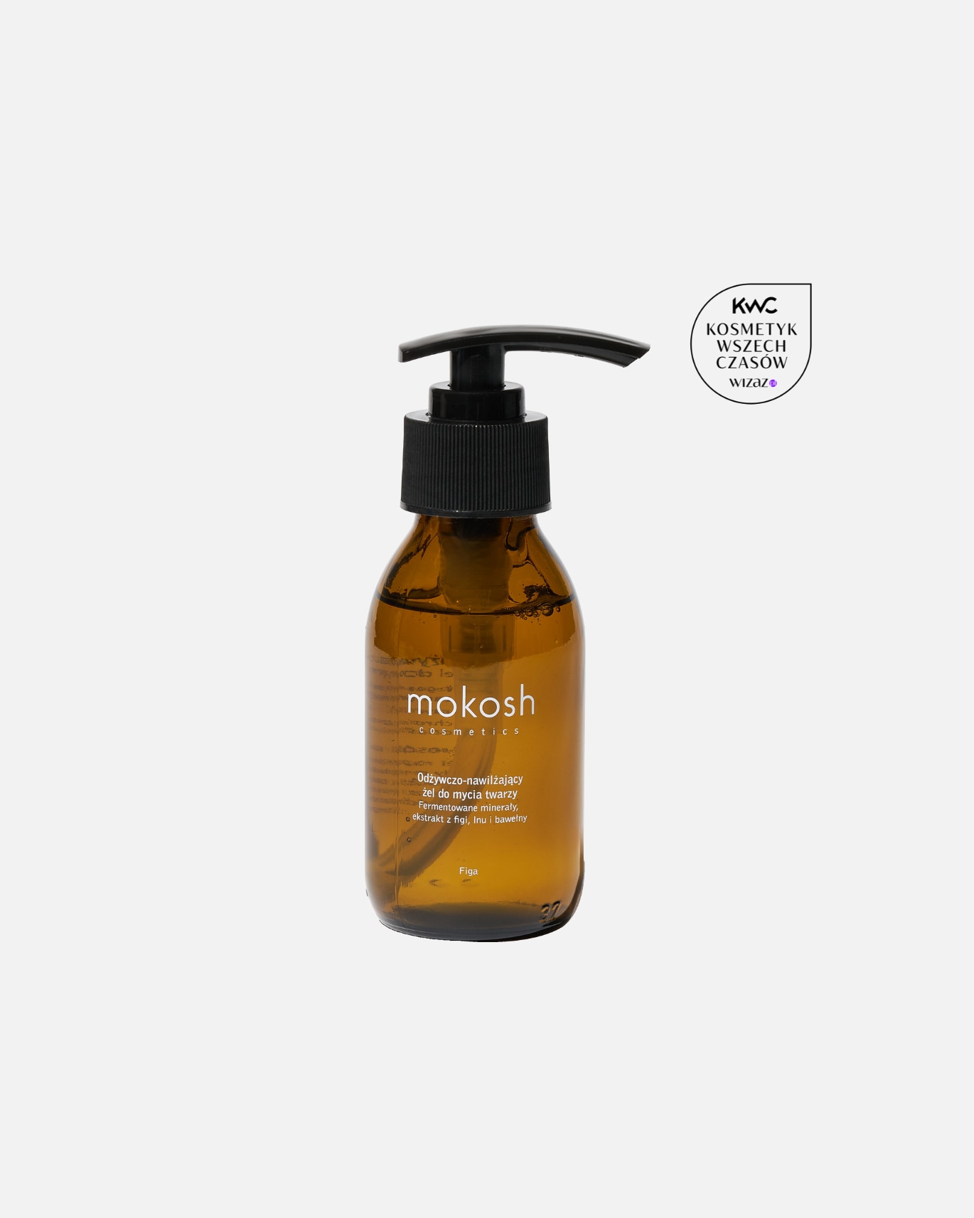 Żel do twarzy dla Unisex Mokosh Odżywczo - nawilżający żel do mycia twarzy Figa 100 ml