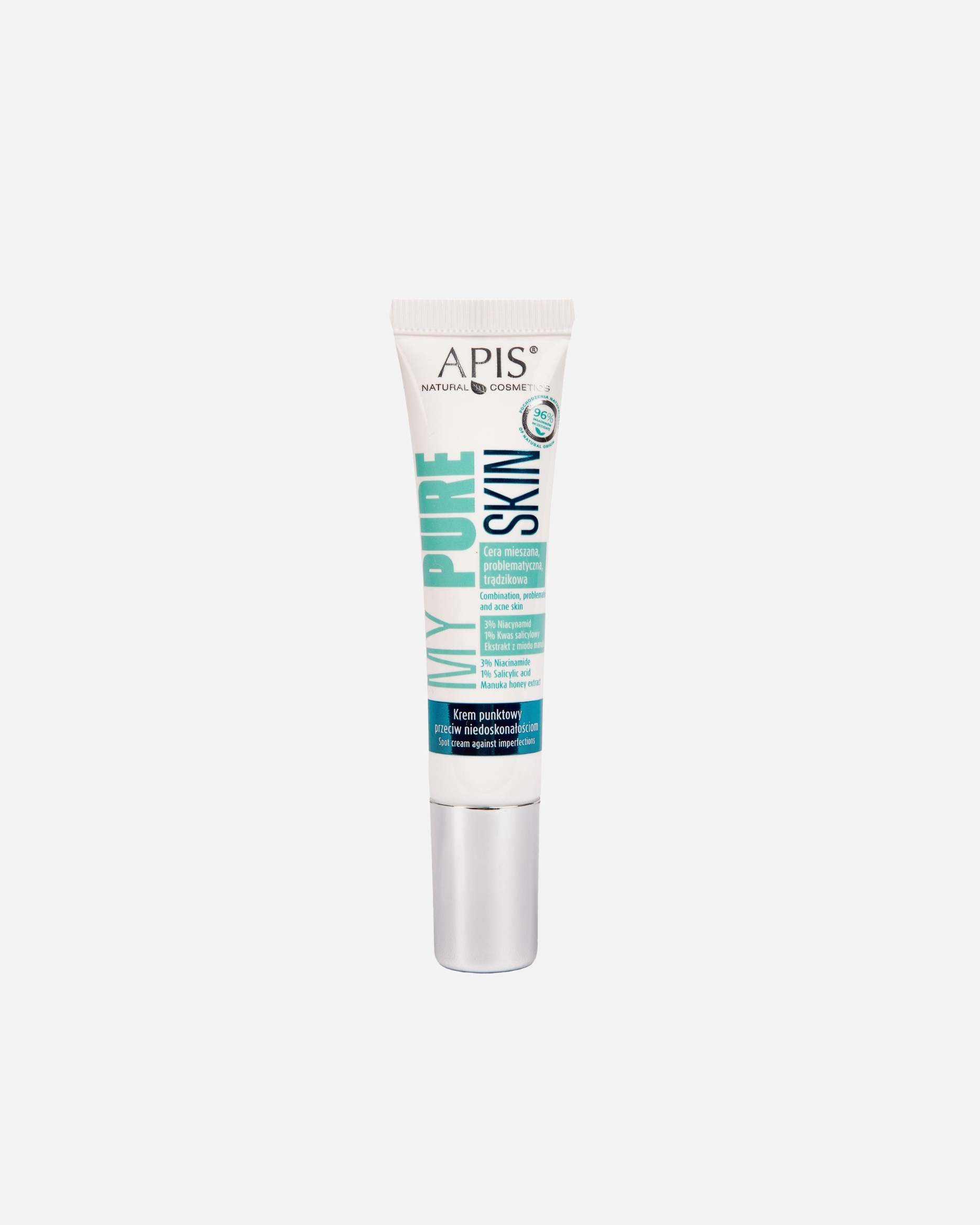 Tonik do twarzy dla Kobieta Apis MY PURE SKIN Krem punktowy przeciw niedoskonałościom / 15 ml 15 ml