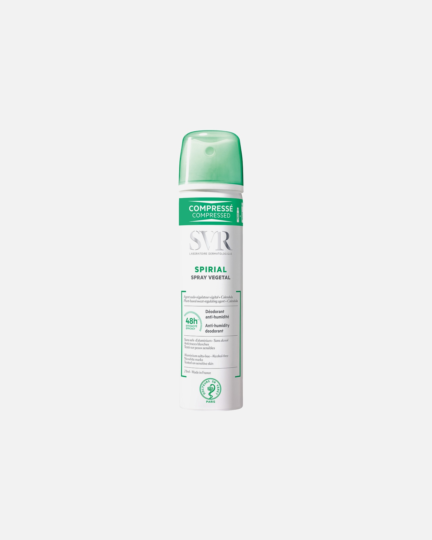 Dezodorant dla Unisex SVR Spray Vegetal 75 ml