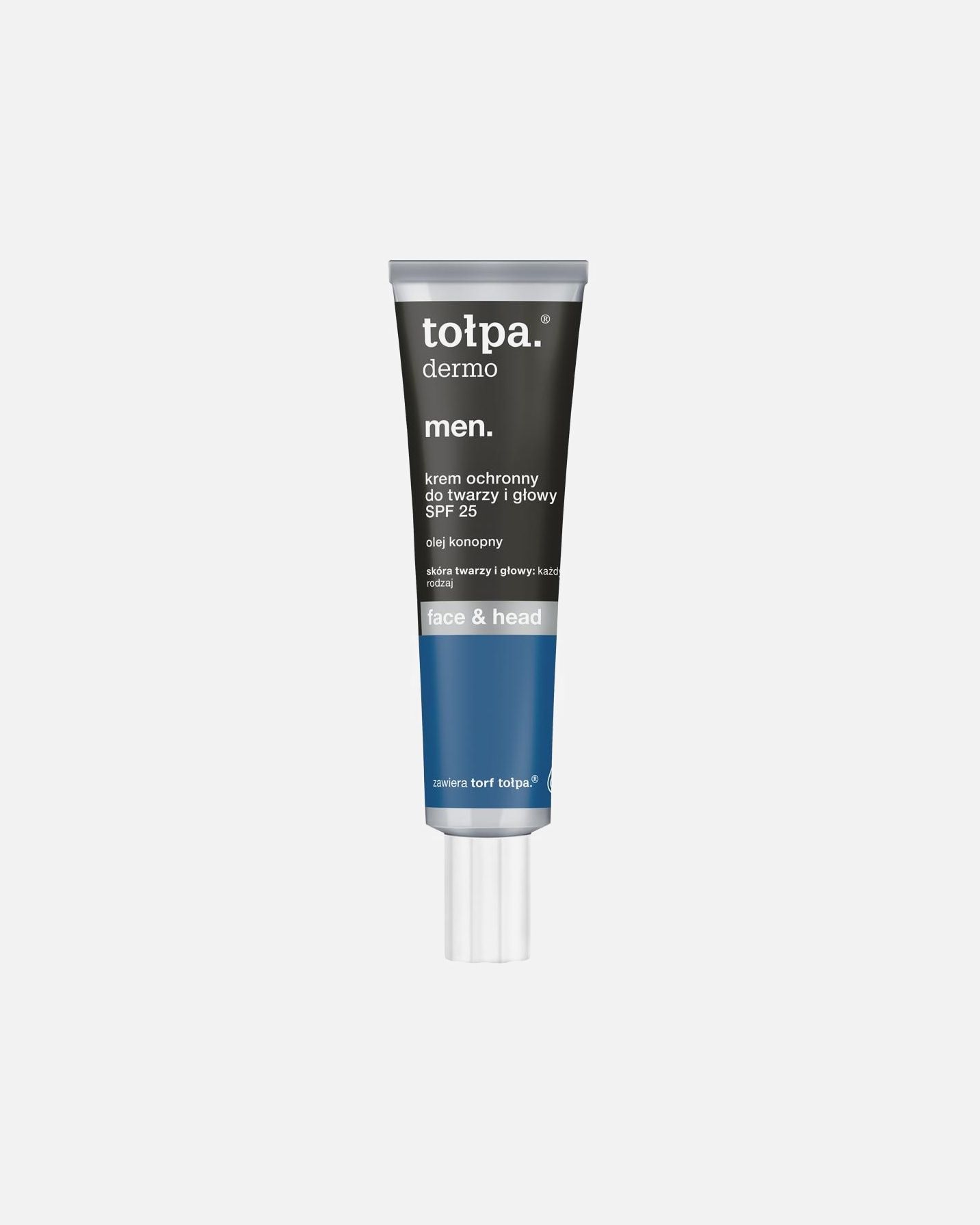 Krem do twarzy dla Unisex Tołpa tołpa dermo men face & head krem ochronny do twarzy i głowy, SPF 25 40 ml