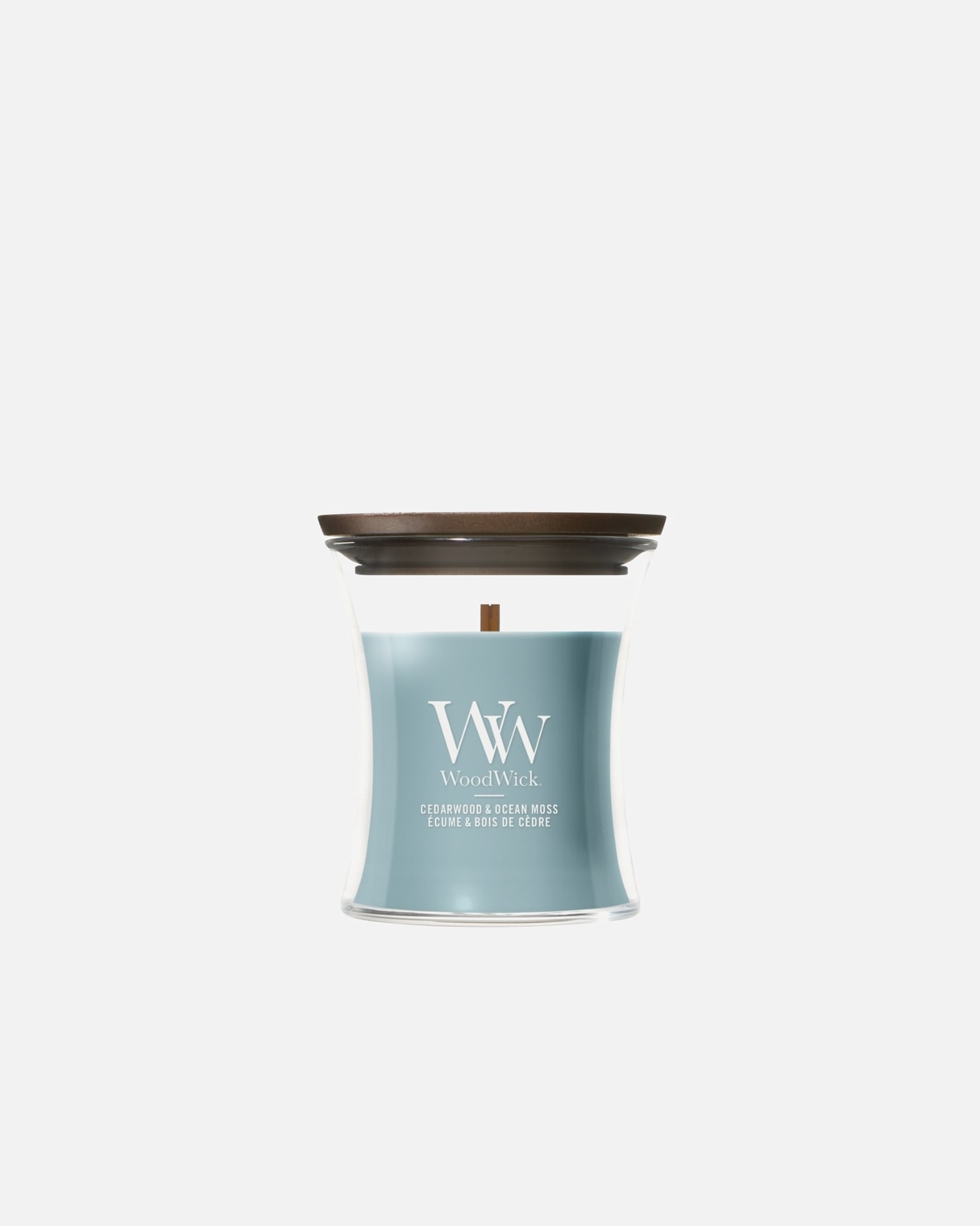 Świeca dla Unisex WoodWick Cedarwood & Ocean Moss 85 g