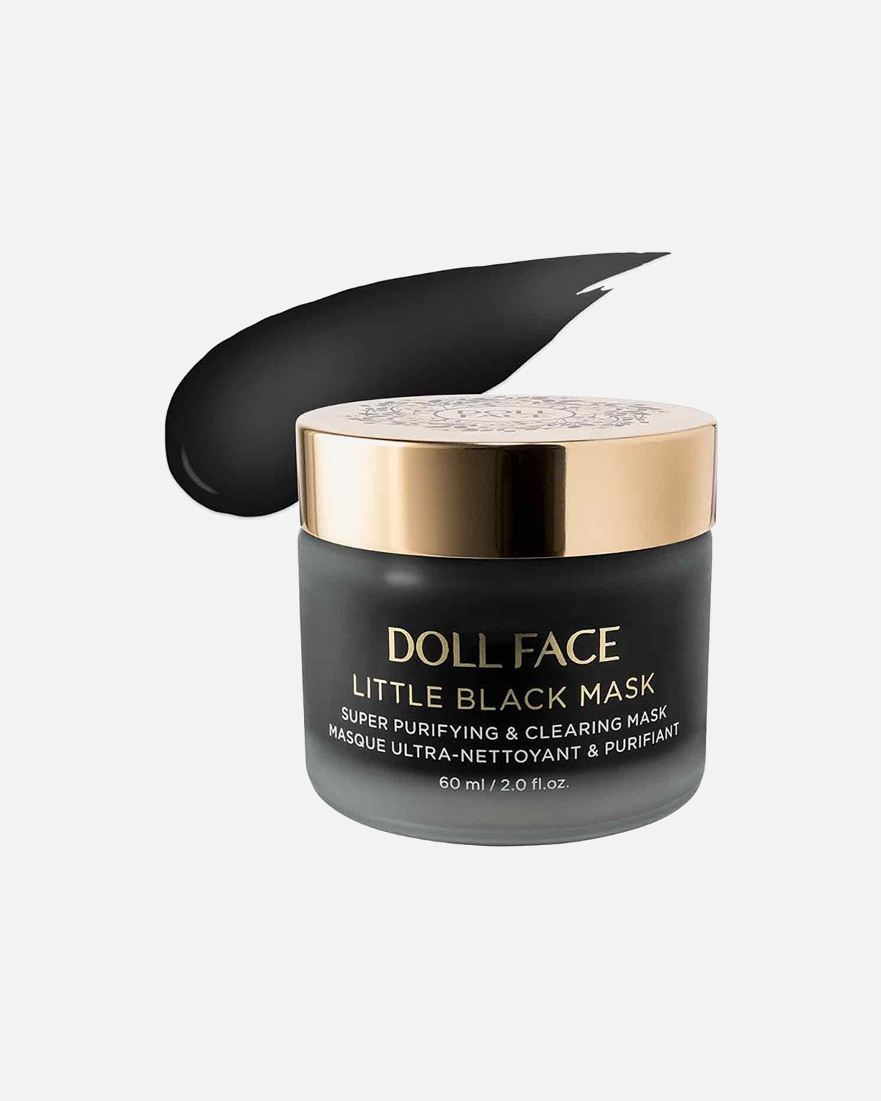 Maska z węglem aktywnym dla Kobieta Doll Face Little Black Mask 60 ml