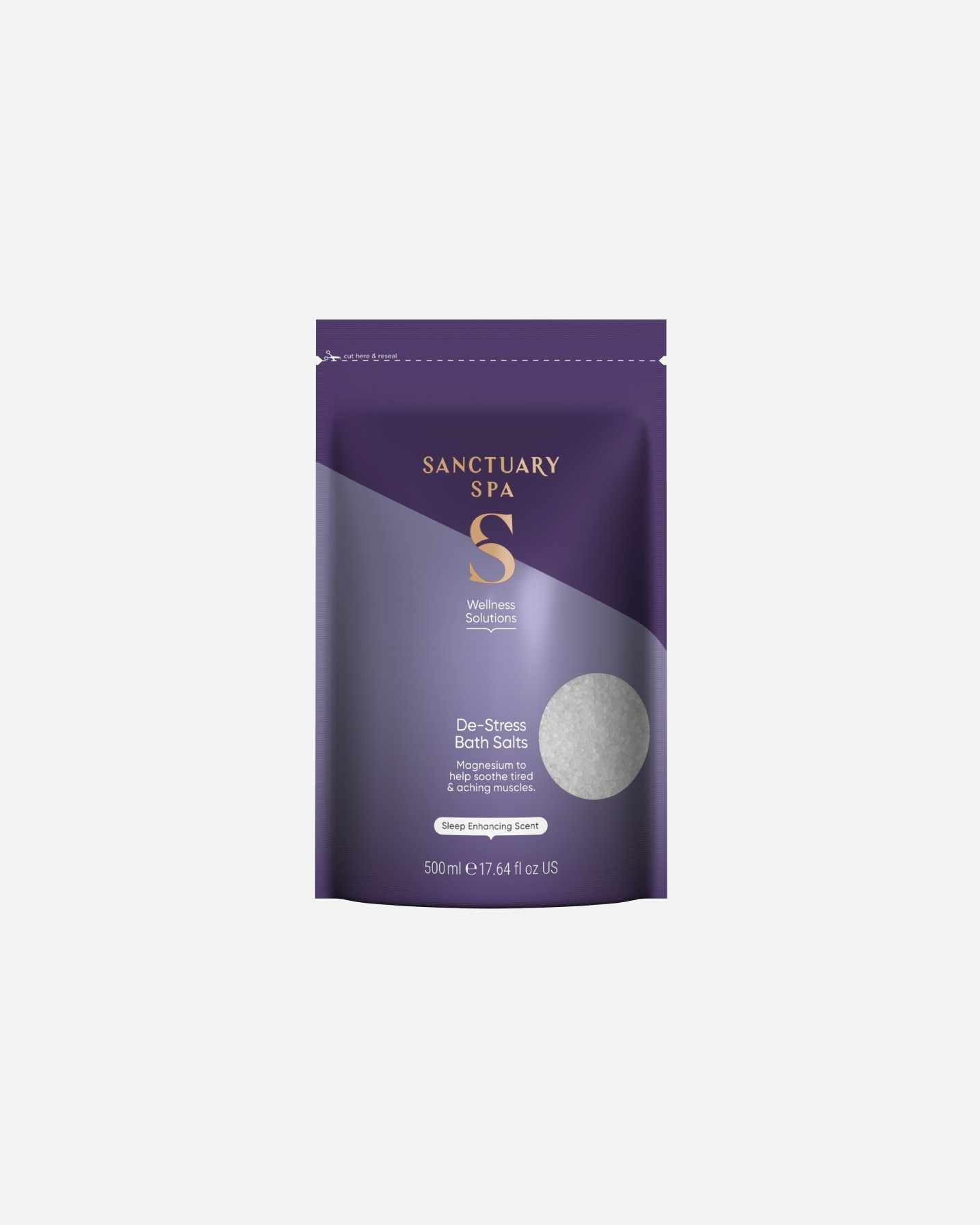 Dodatek do kąpieli dla Unisex Sanctuary Spa Wellness Solutions De-Stress Bath Salts 500 g