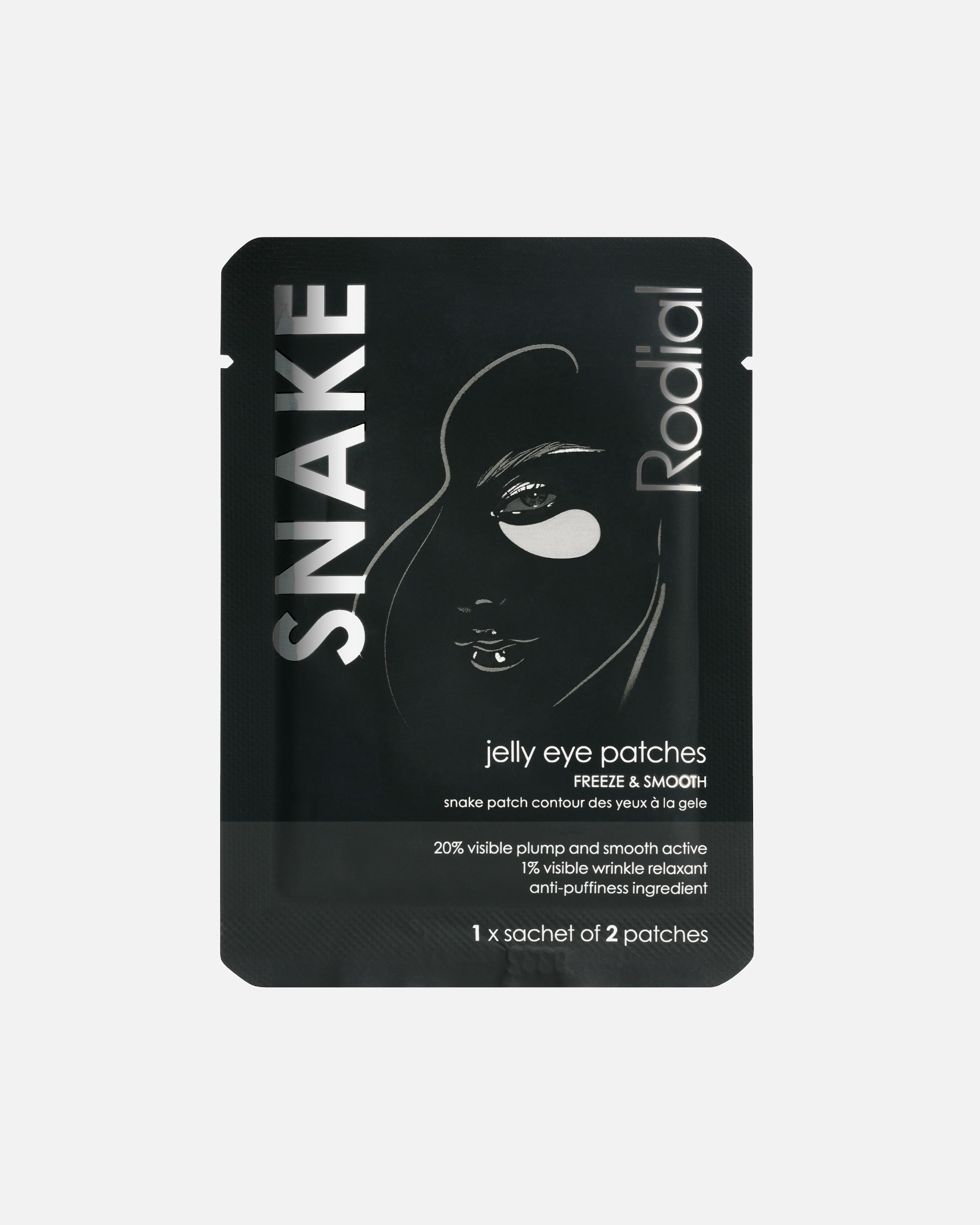 Maska na oczy dla Unisex Rodial Snake Jelly Eye Patches Sachet 3g 1 Stk.