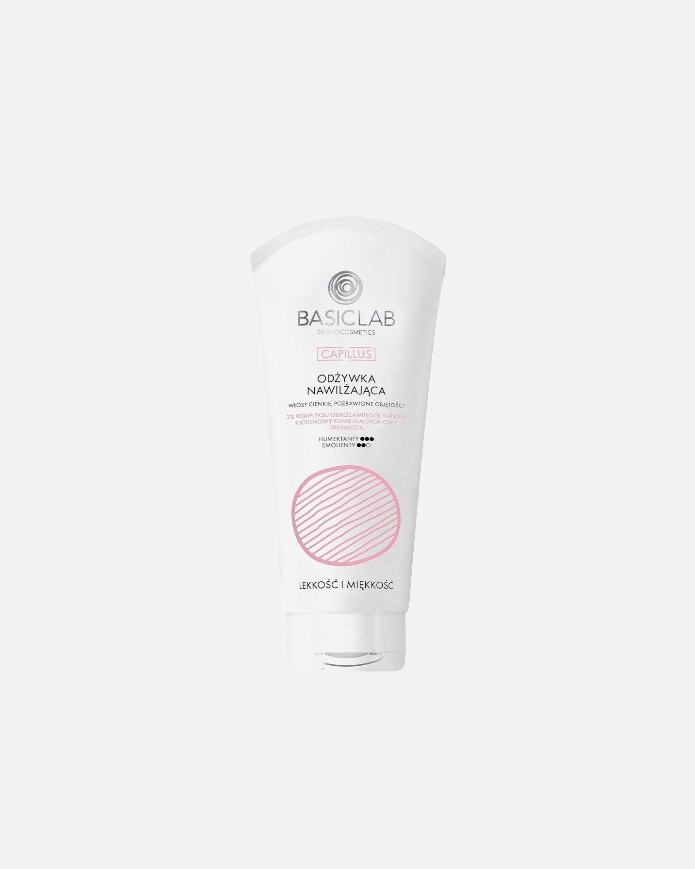 Odżywka do włosów do spłukiwania dla Unisex BasicLab BasicLab Capillus Odżywka nawilżająca 100 ml 250 ml