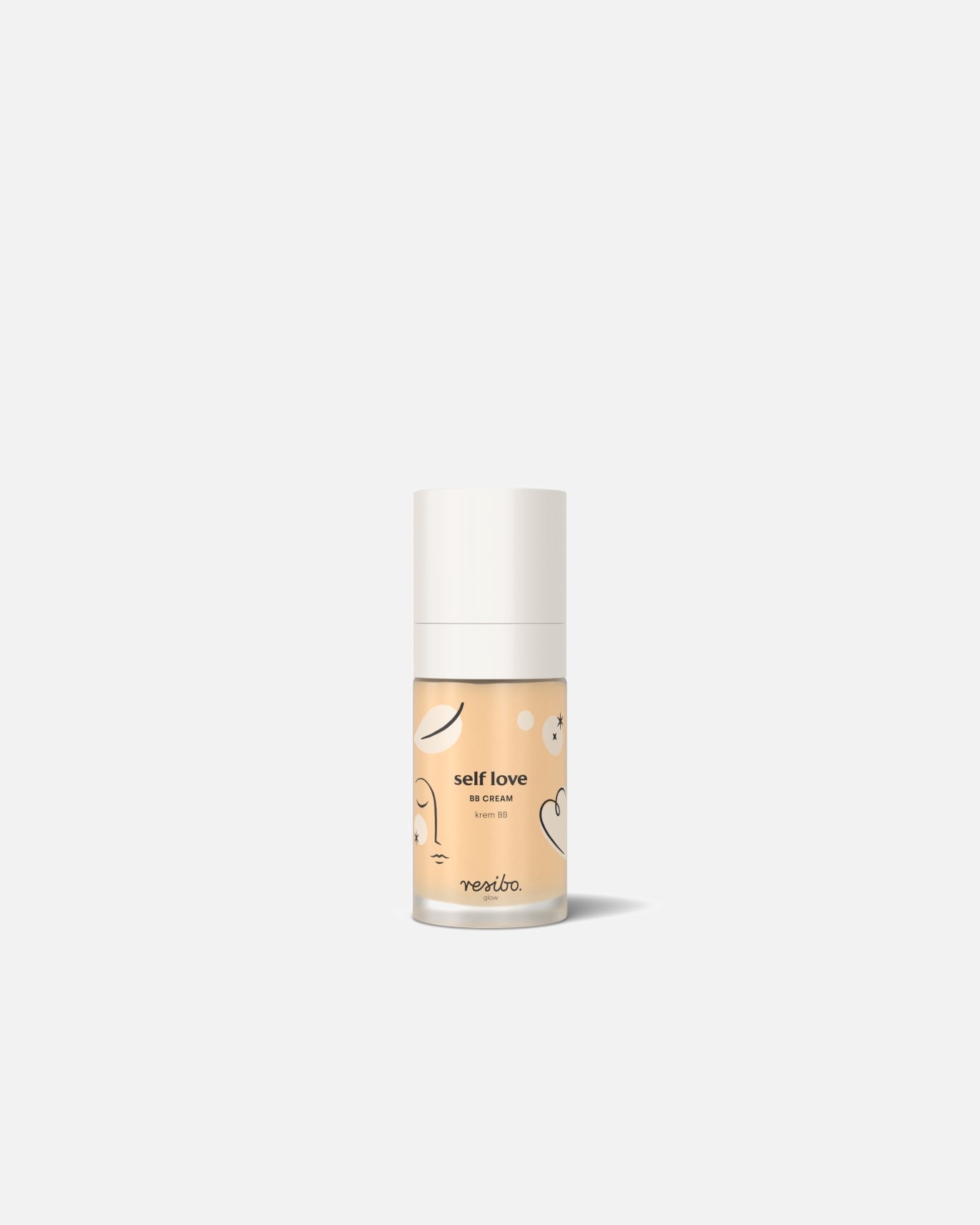 Krem BB dla Unisex Resibo Self Love. BB cream natural beige 30 ml LIGHT
