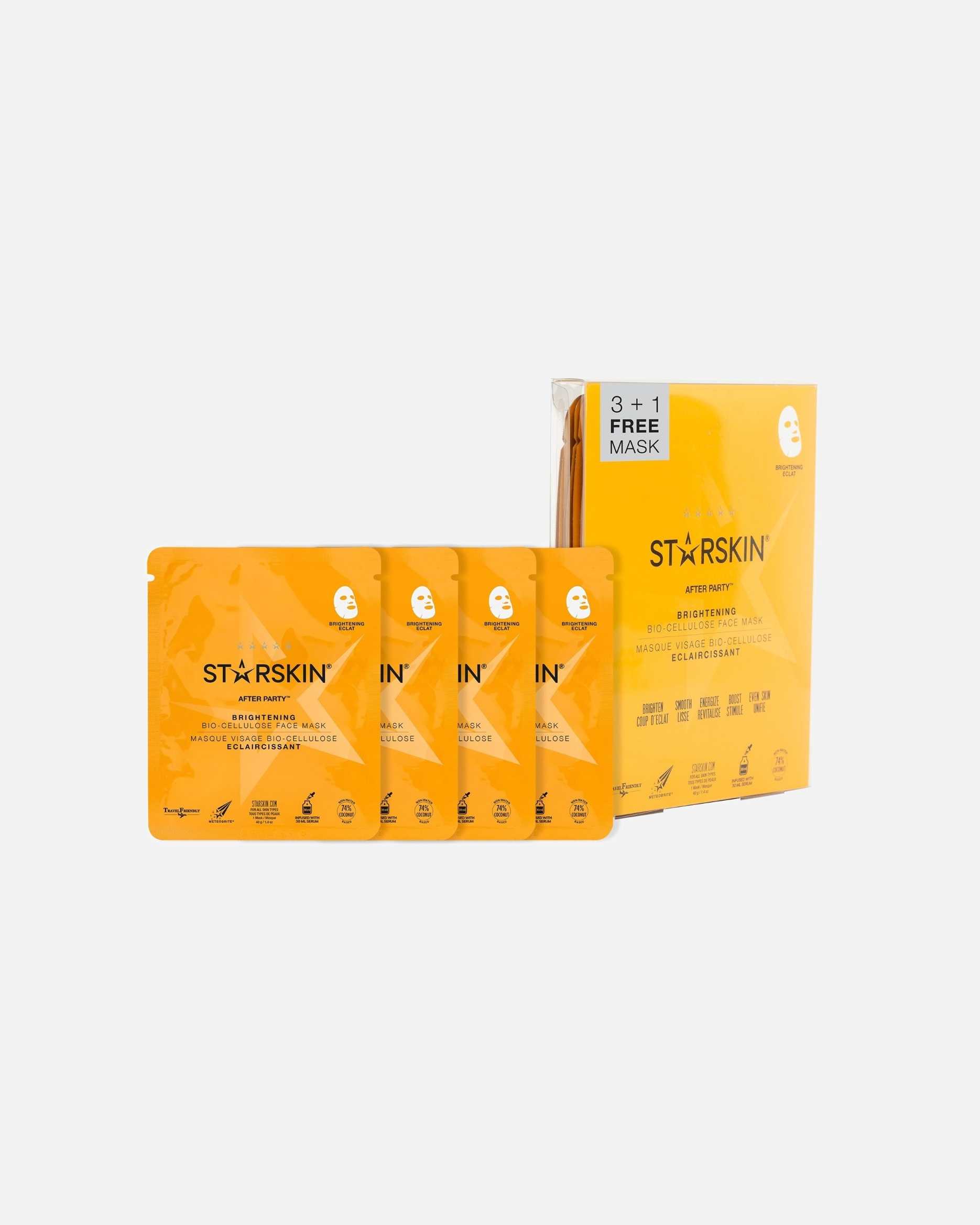 Maska w płachcie dla Unisex STARSKIN ® After Party 3+1 1 szt.