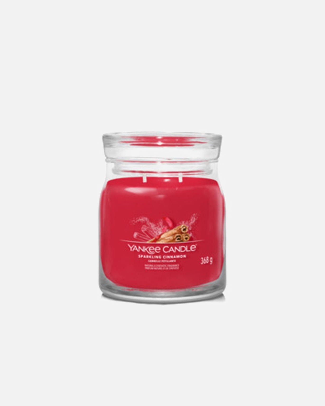 Świeca dla Unisex YANKEE CANDLE SIGNATURE LARGE JAR SPARKLING CINNAMON 368 g - Signature